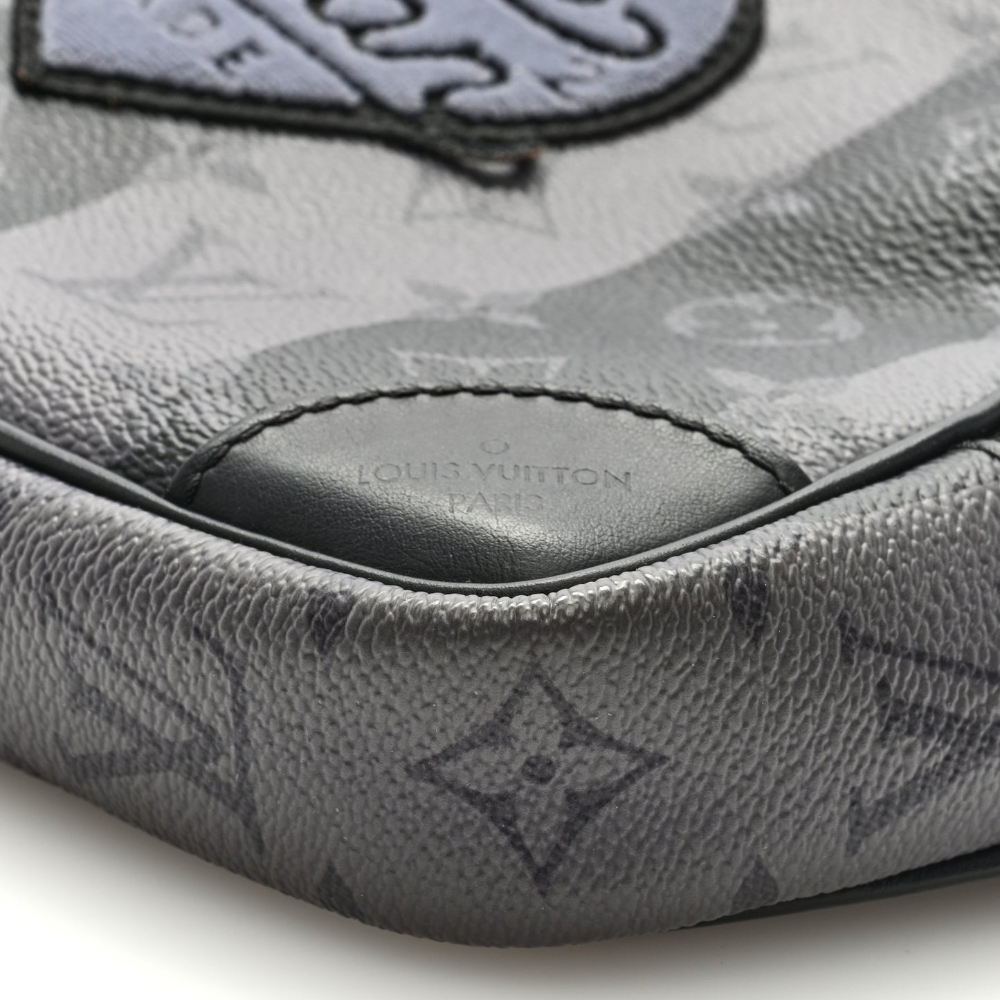 X NIGO Monogram Eclipse Stripes LV Heart Modular Sling Bag