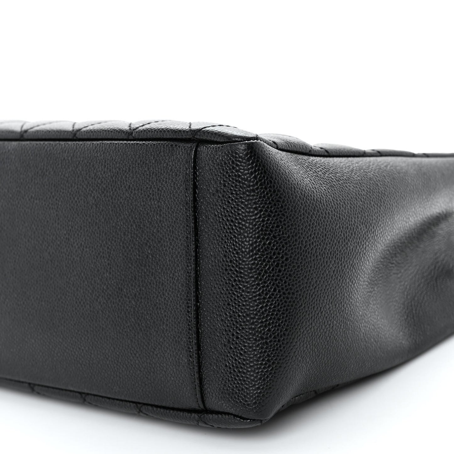 Caviar Quilted Grand Shopping Tote GST Black