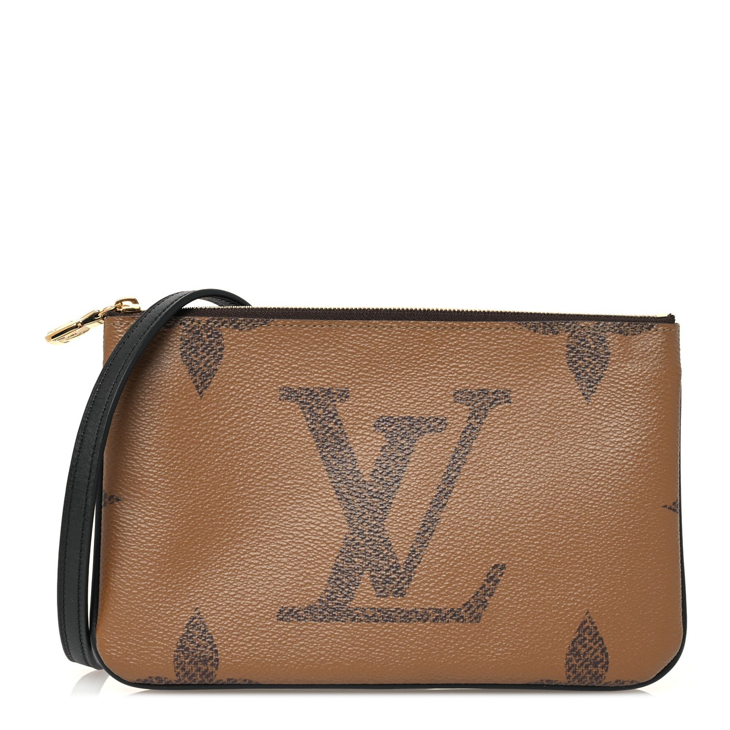 Reverse Monogram Giant Double Zip Pochette