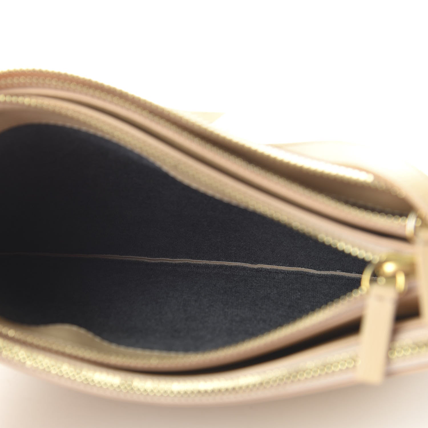 Celine Lambskin Large Trio Crossbody Bag Beige 5 of 9