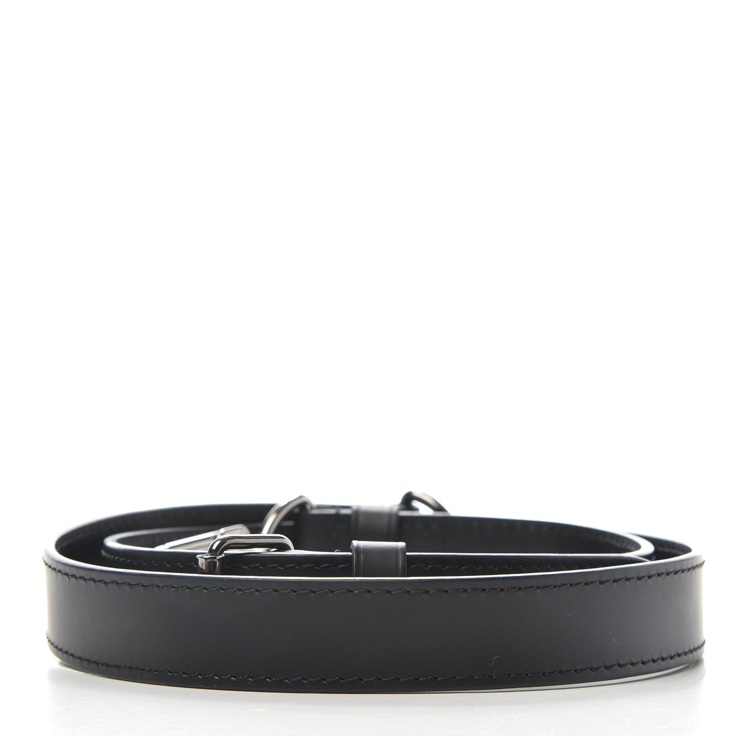 Calfskin Adjustable Keepall Bandouliere Shoulder Strap Black
