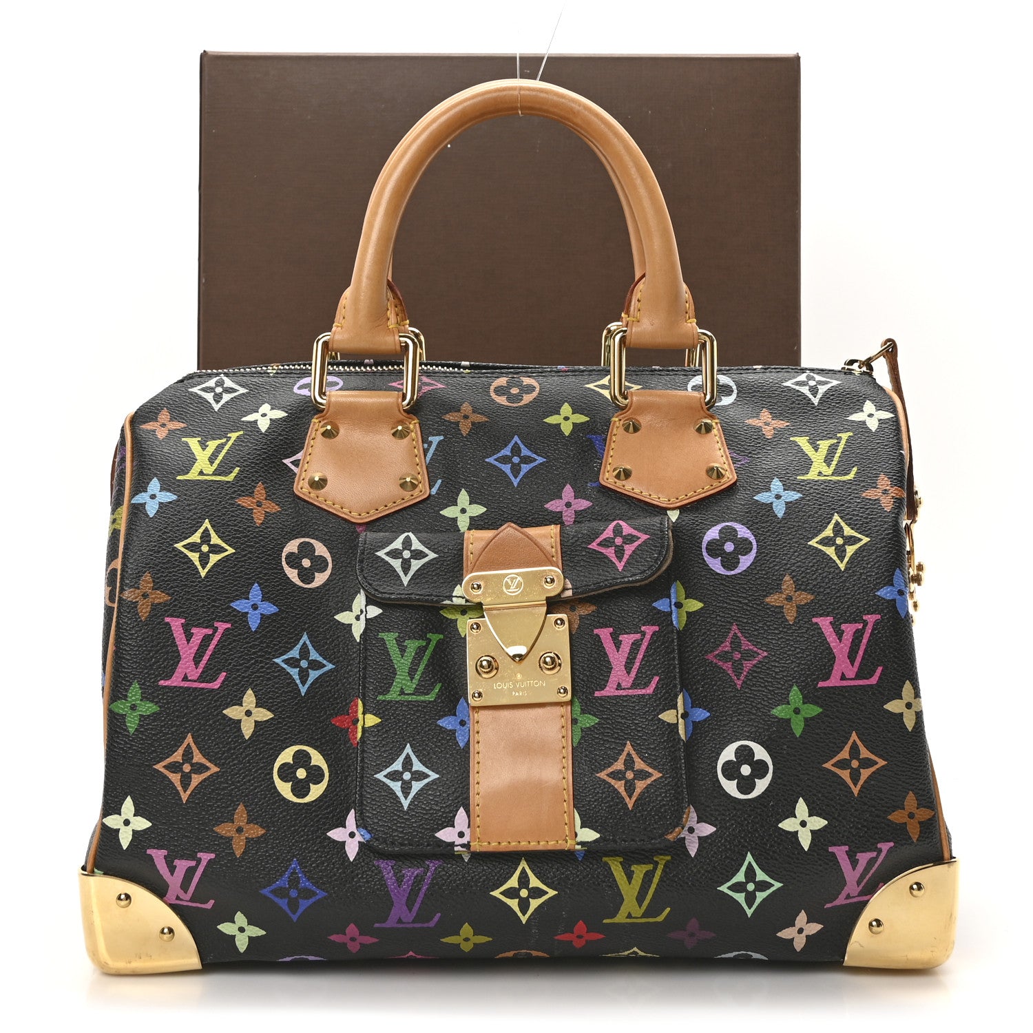 Louis Vuitton Monogram Multicolor Speedy 30 Black 11 of 11