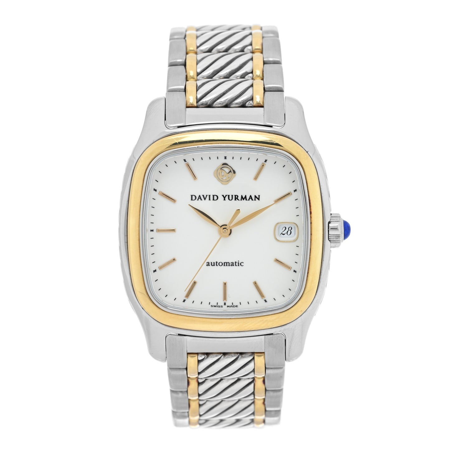 Stainless Steel 18K Yellow Gold 35mm Thoroughbred Automatic Watch