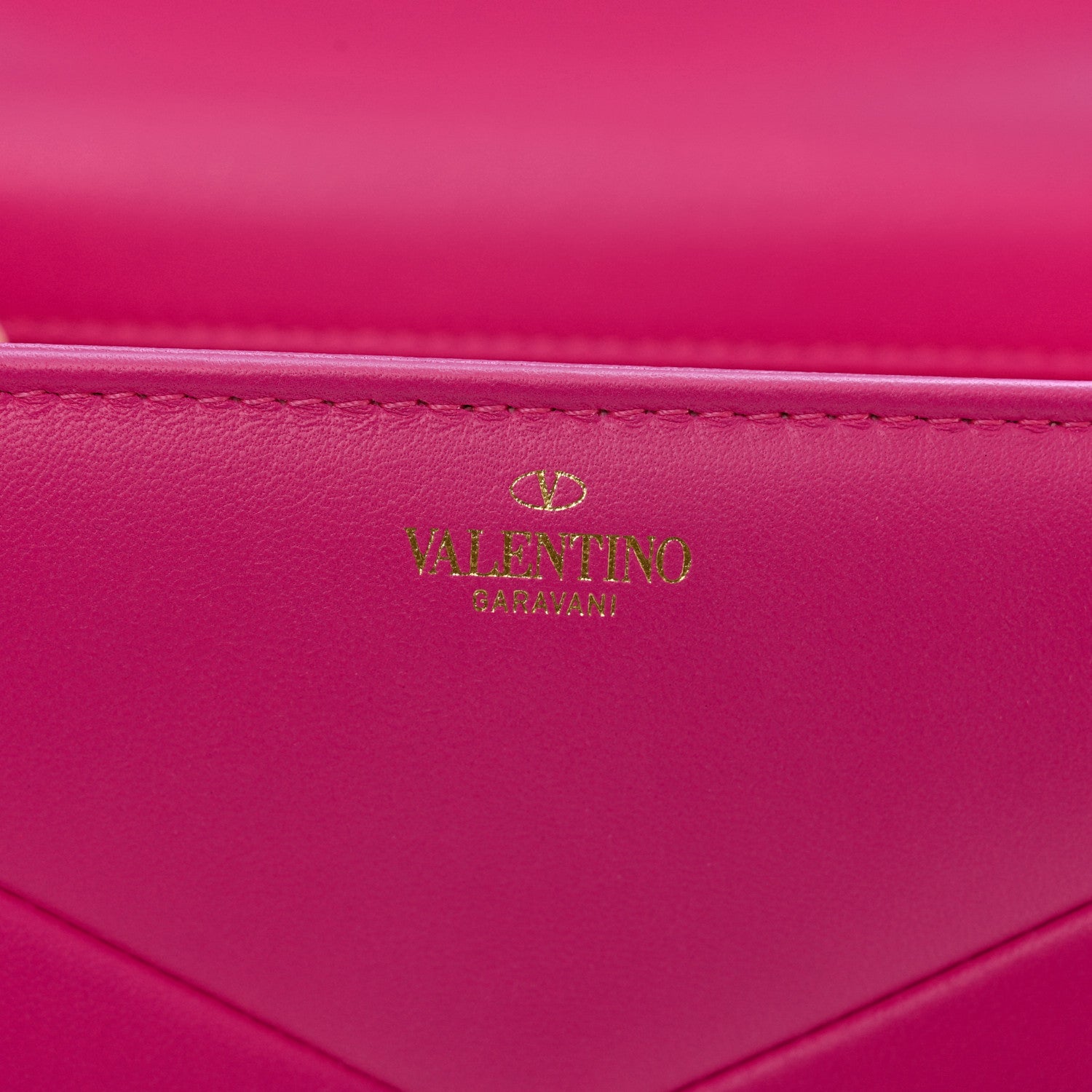Valentino Garavani Nappa Small One Stud Top Handle Bag Pink PP 8 of 14