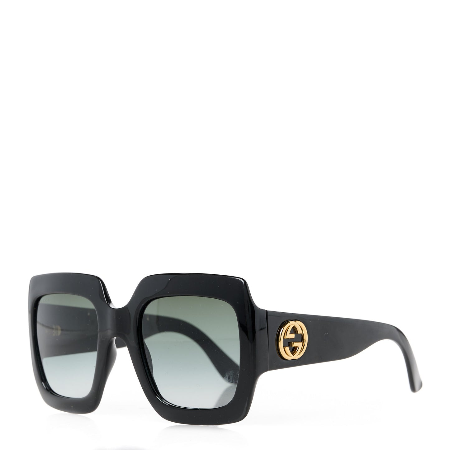 Acetate Square Frame Sunglasses GG0053S Black