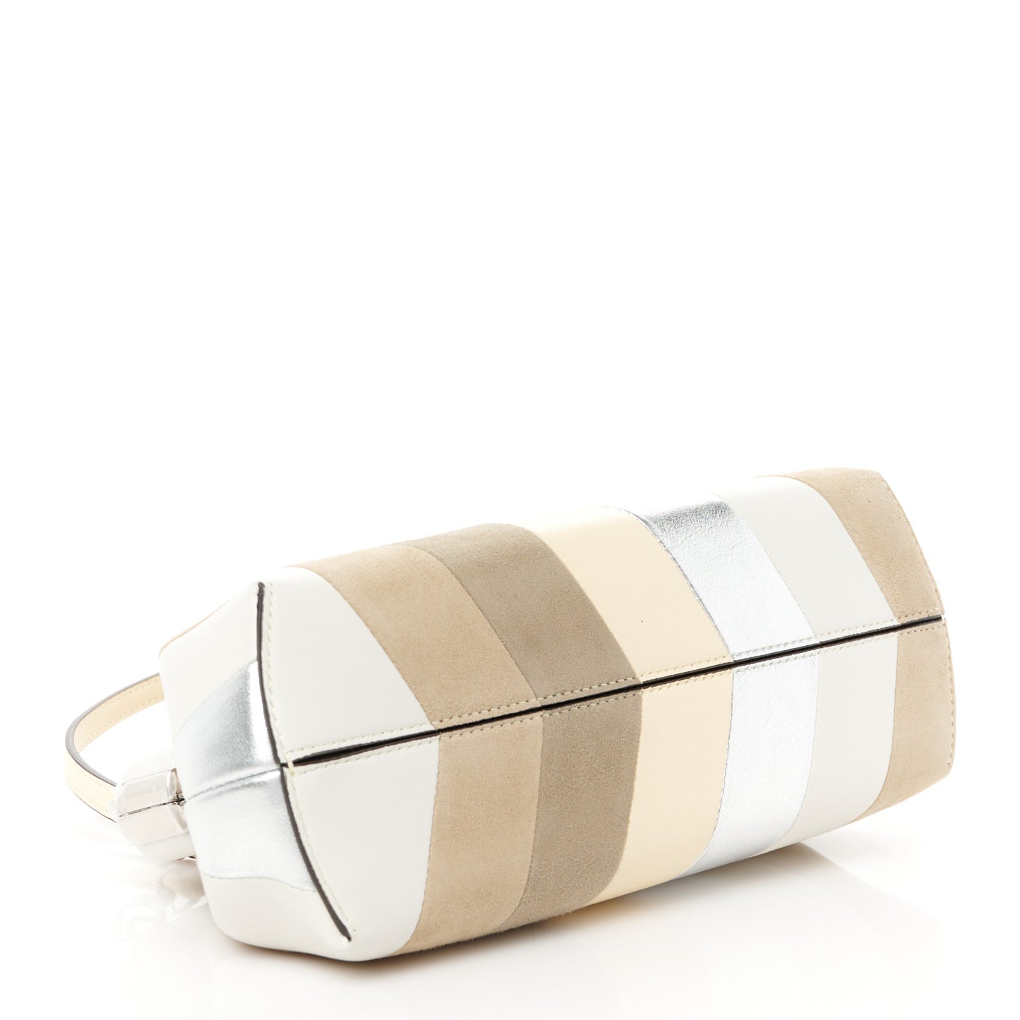 Nappa Suede Striped Inlay Small Fendi First Multicolor