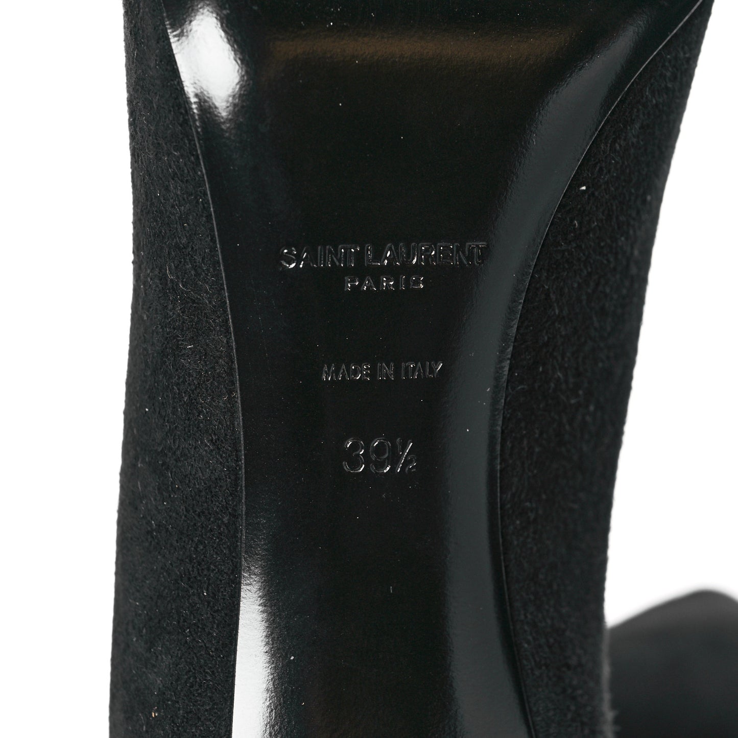 Suede Zoe 85 Pumps 39.5 Black