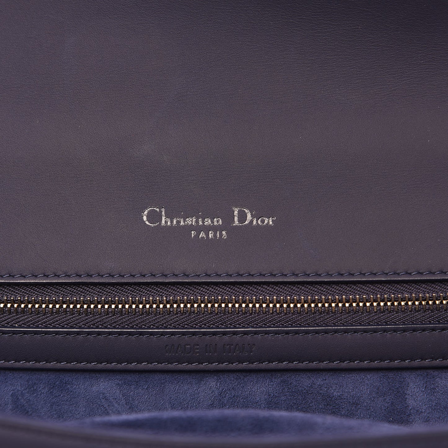 Ultra Matte Calfskin Studded Medium Diorama Flap Bag Indigo