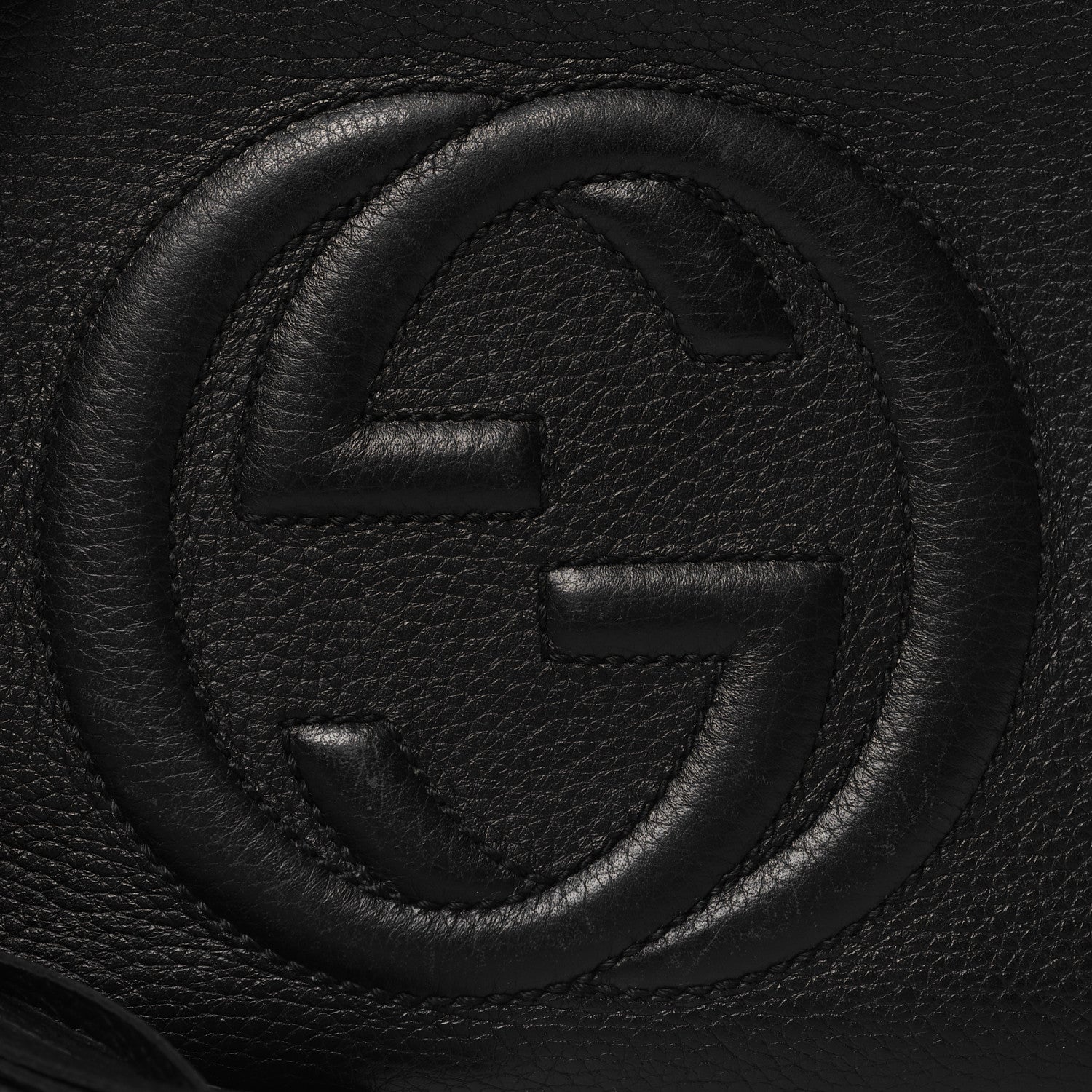 Gucci Pebbled Calfskin Small Soho Disco Bag Black 8 of 15