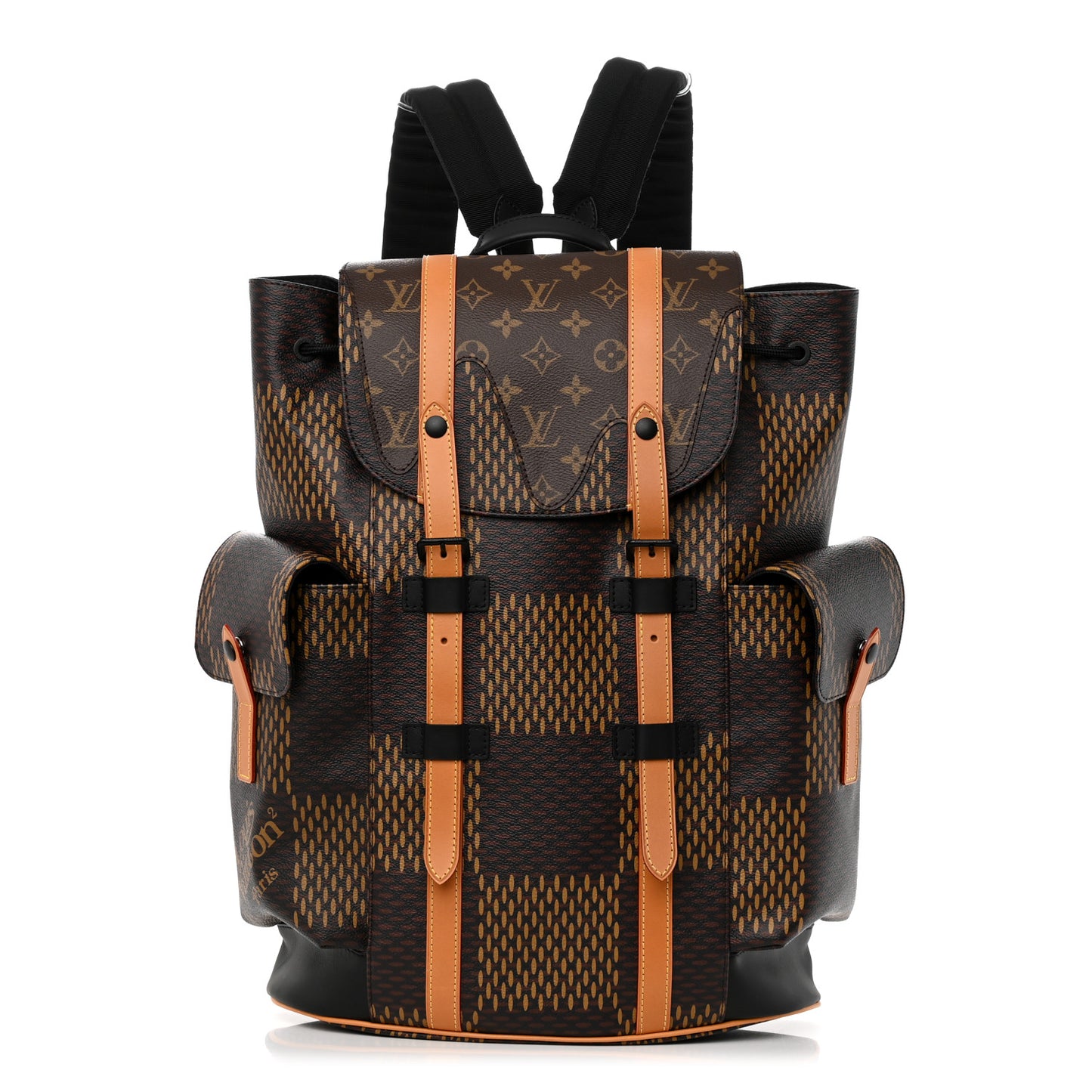 X NIGO Giant Damier Ebene Monogram Christopher PM Backpack