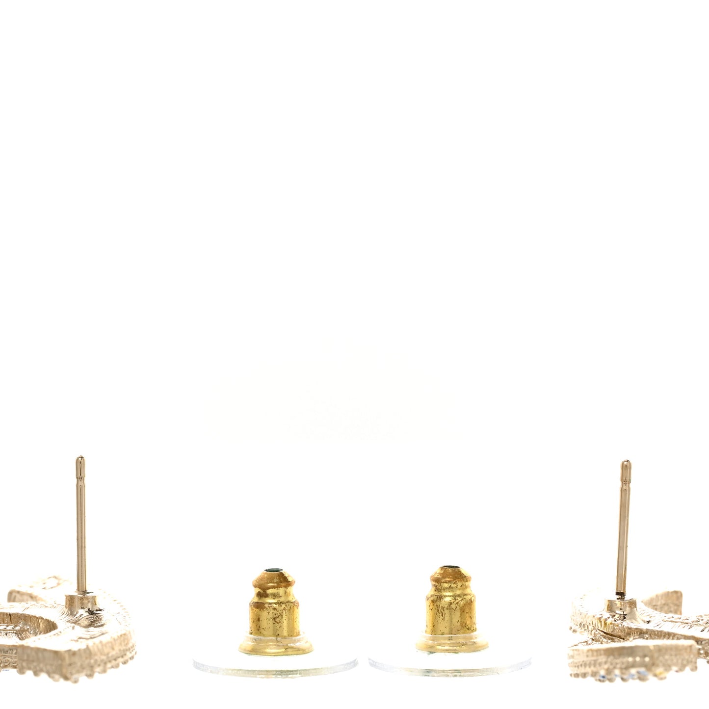 Crystal CC Earrings Gold Multicolor