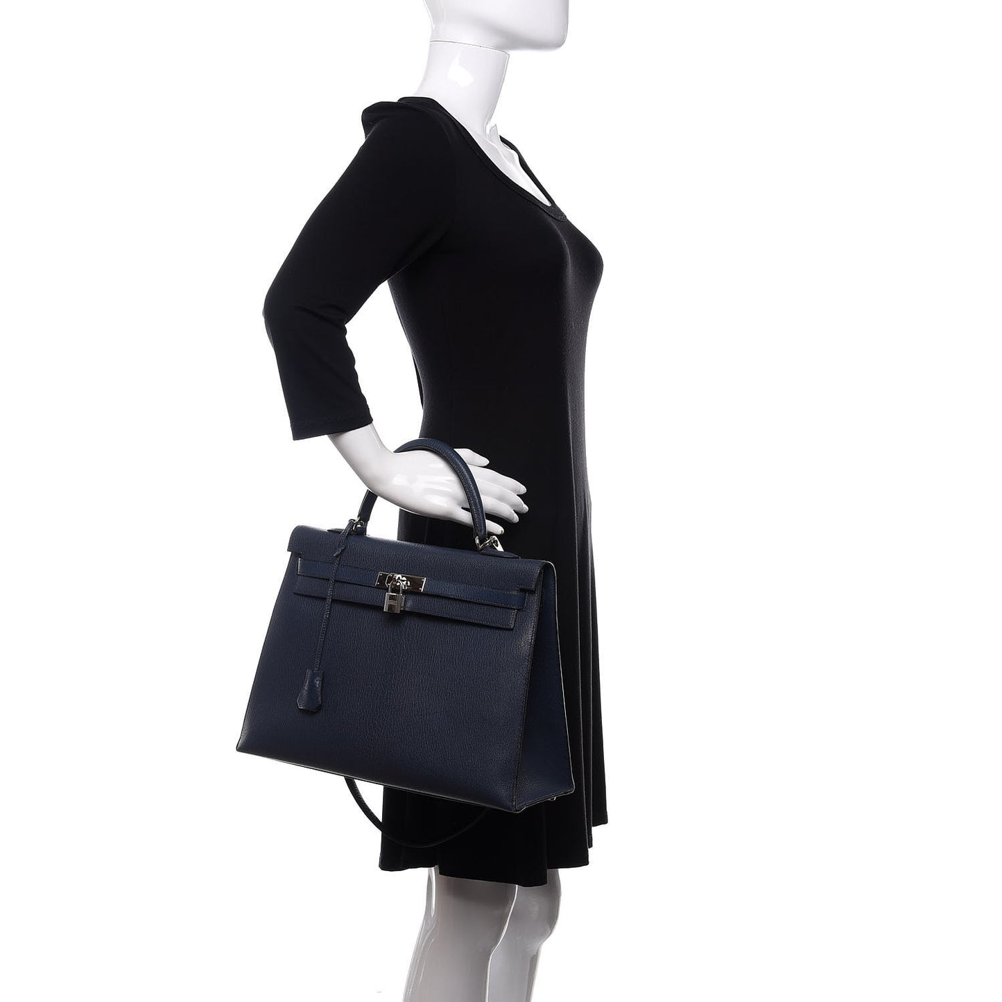 Chevre de Coromandel Kelly Sellier 35 Bleu Thalassa