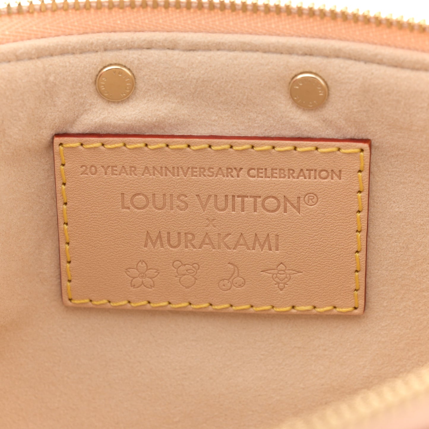 LV X TM Monogram Multicolor Pochette Accessories White