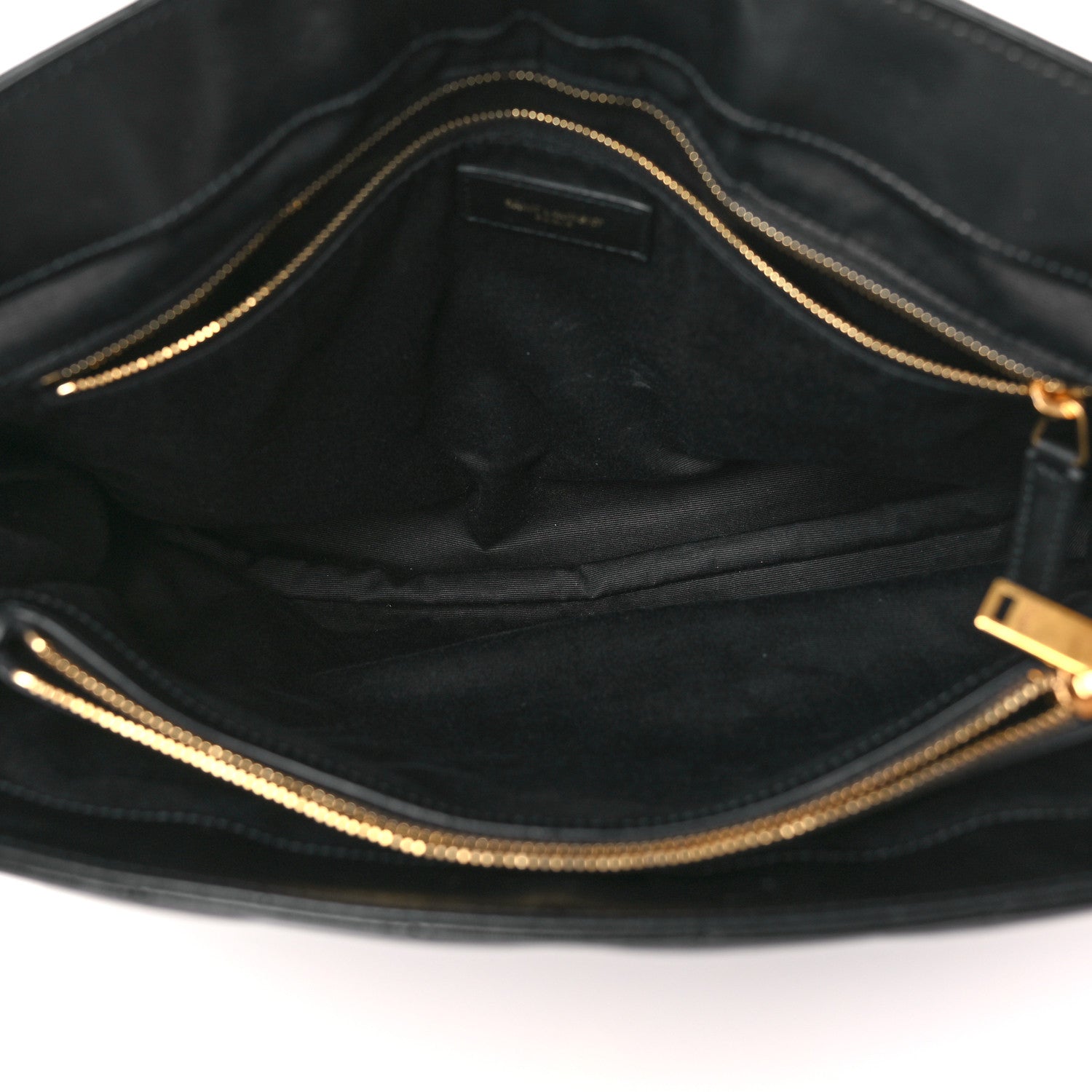 Saint Laurent Calfskin Y Quilted Monogram Large Loulou Chain Satchel Black 5 of 9