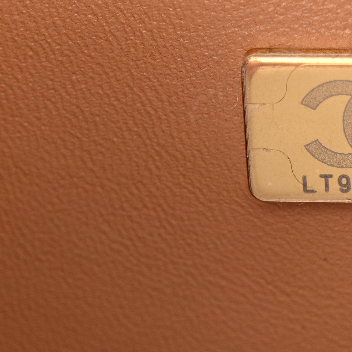 Chanel Lambskin Quilted Bi-Color Mini Top Handle Rectangular Flap Ecru Dark Beige 7 of 11