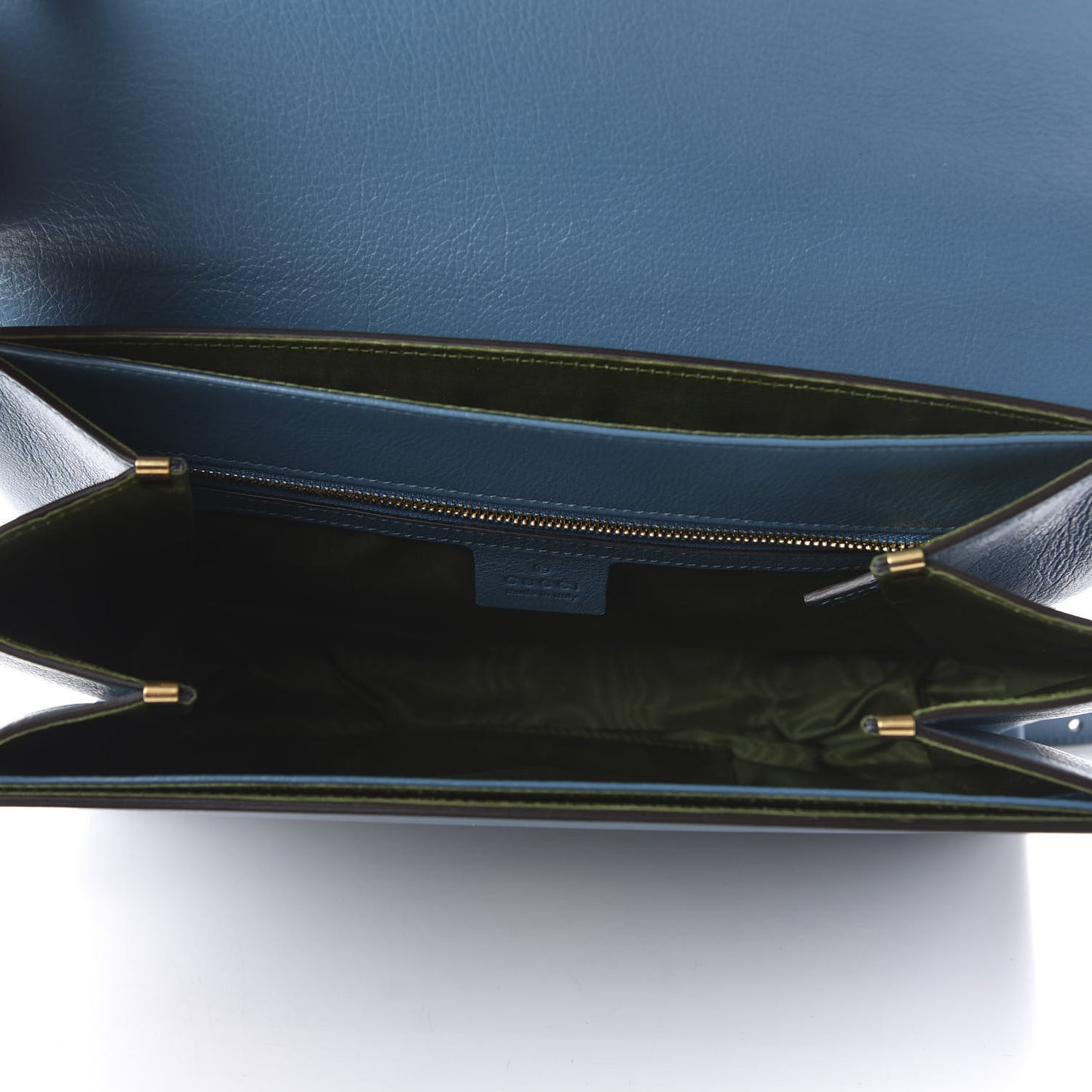 Calfskin Animalier Medium Shoulder Bag Blue