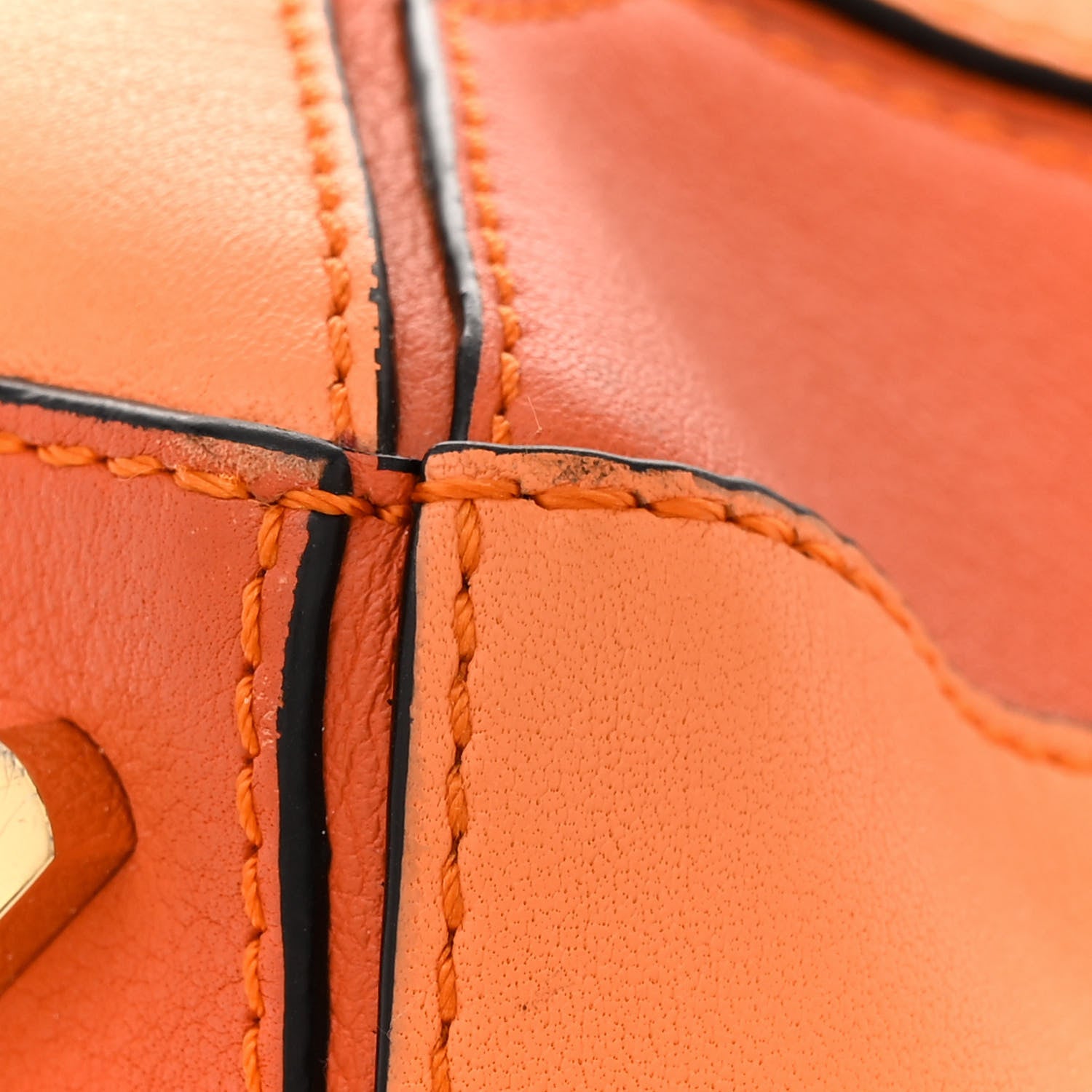 Loewe Calfskin Medium Puzzle Bag Spice Orange Pumpkin 17 of 19