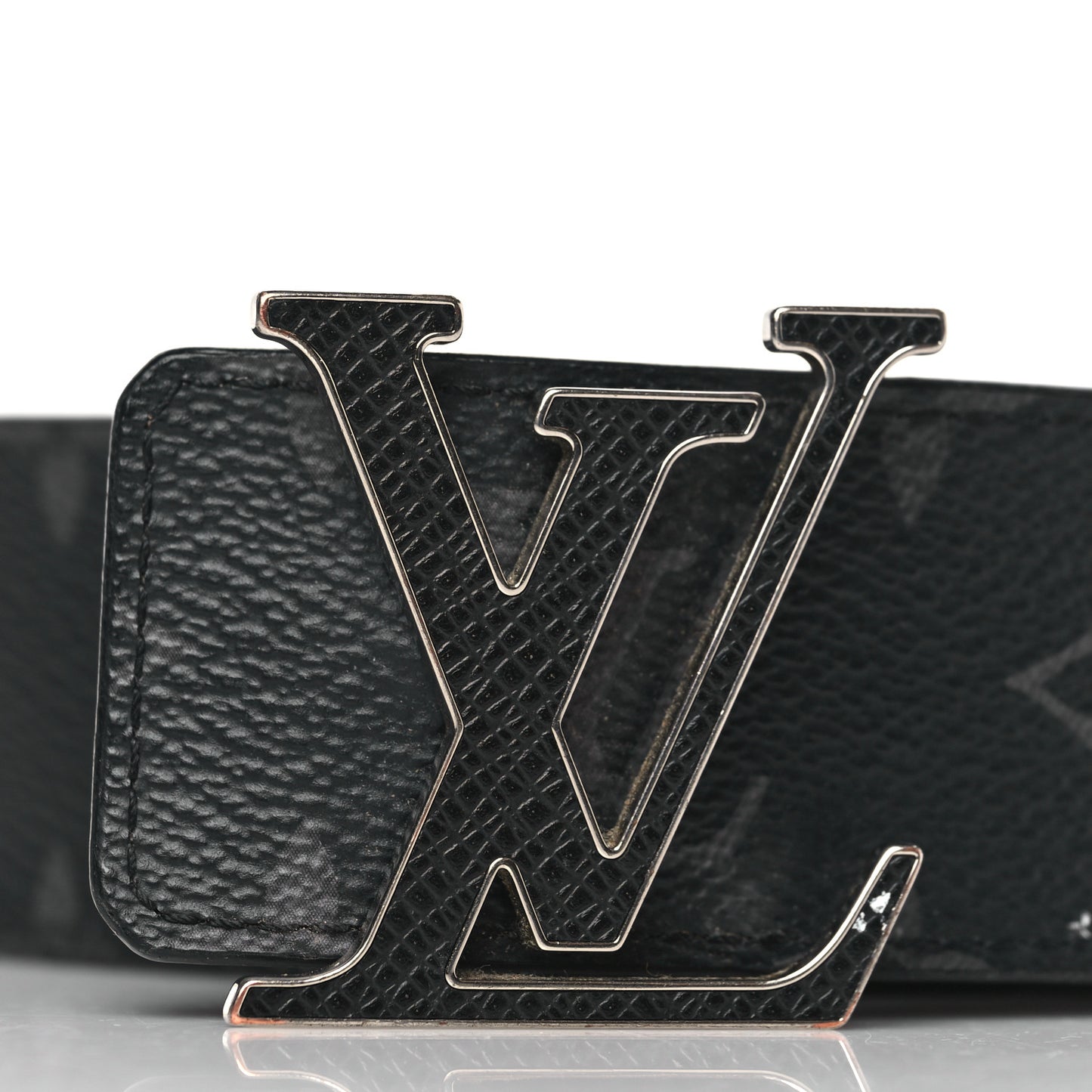 Monogram Eclipse Taigarama 40mm LV Initiales Reversible Belt 100 40 Black