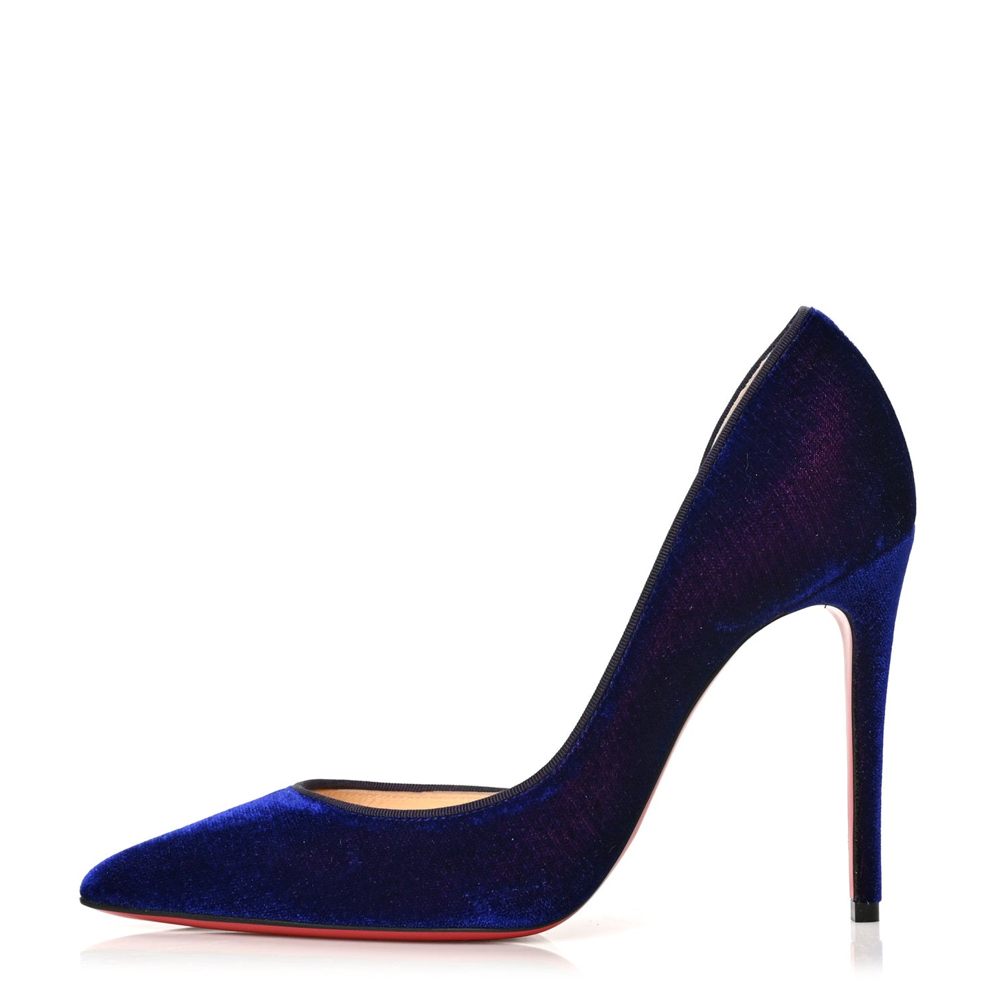 Veau Velours Iriza 100 Pumps 35 Blueberry