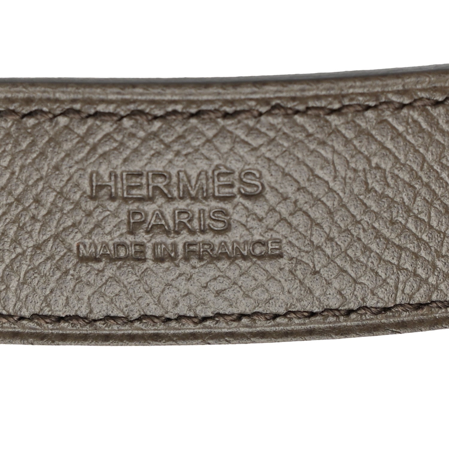 Hermes Swift Epsom 24mm Belt Strap 75 Ochre Etain 5 of 8