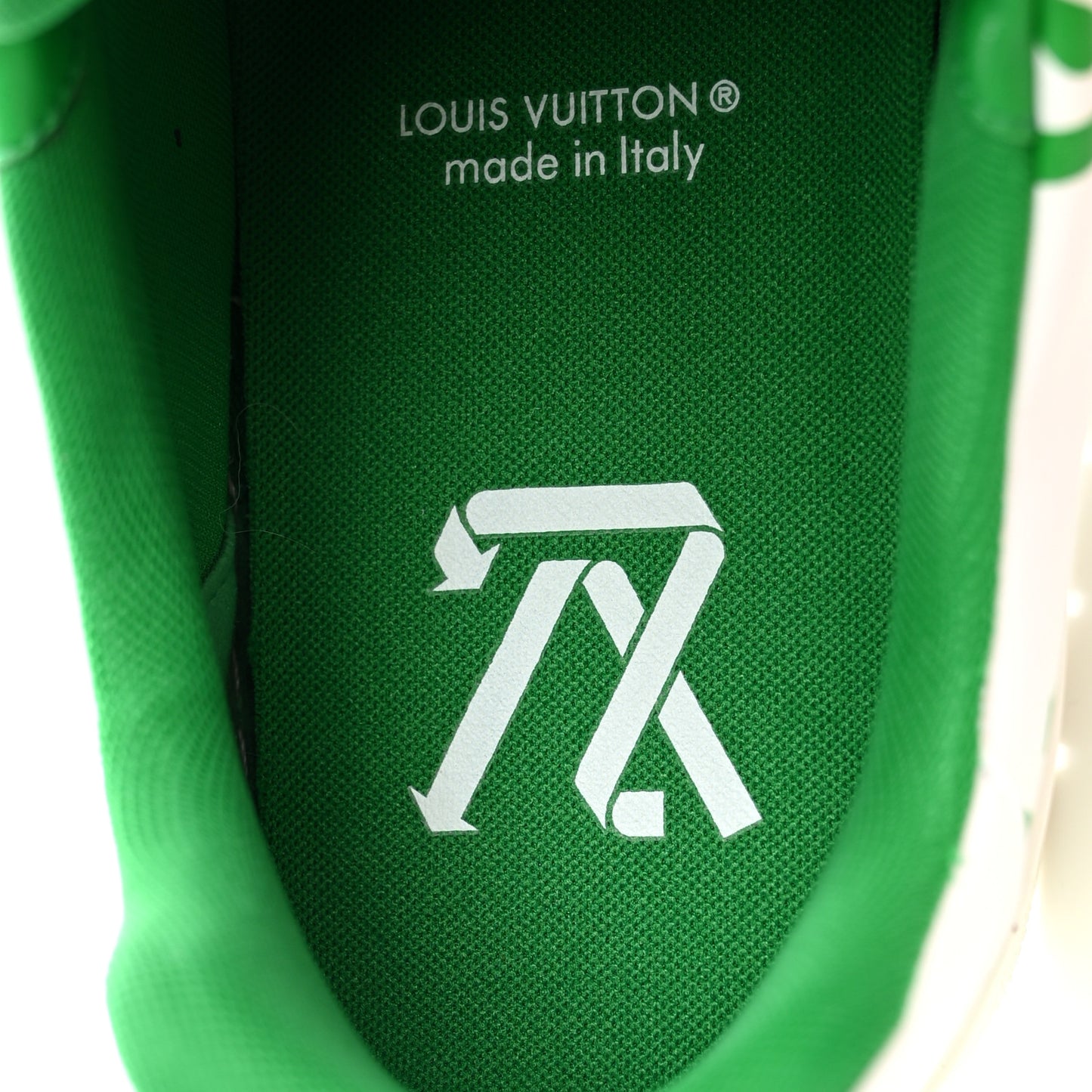 Mens LV Trainer Sneakers 10 Green