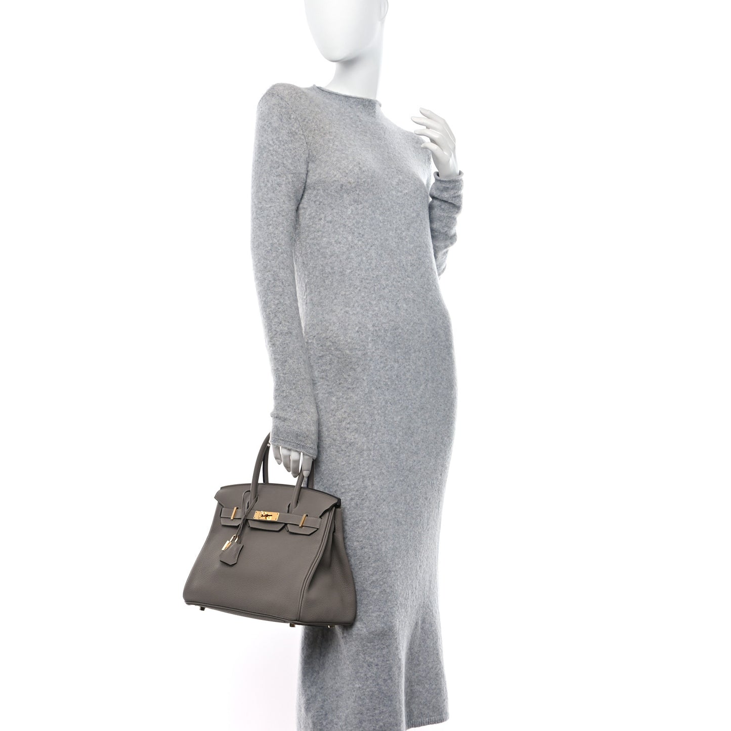 Togo Birkin 30 Gris Asphalte