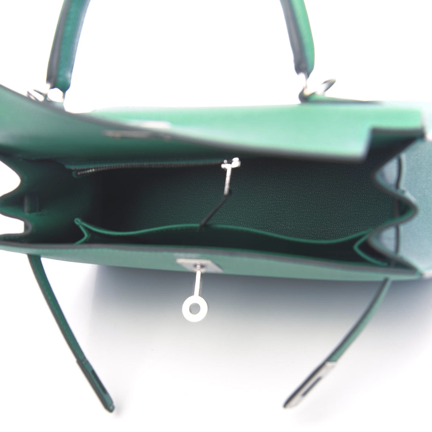 Epsom Kelly Sellier 25 Vert Vertigo