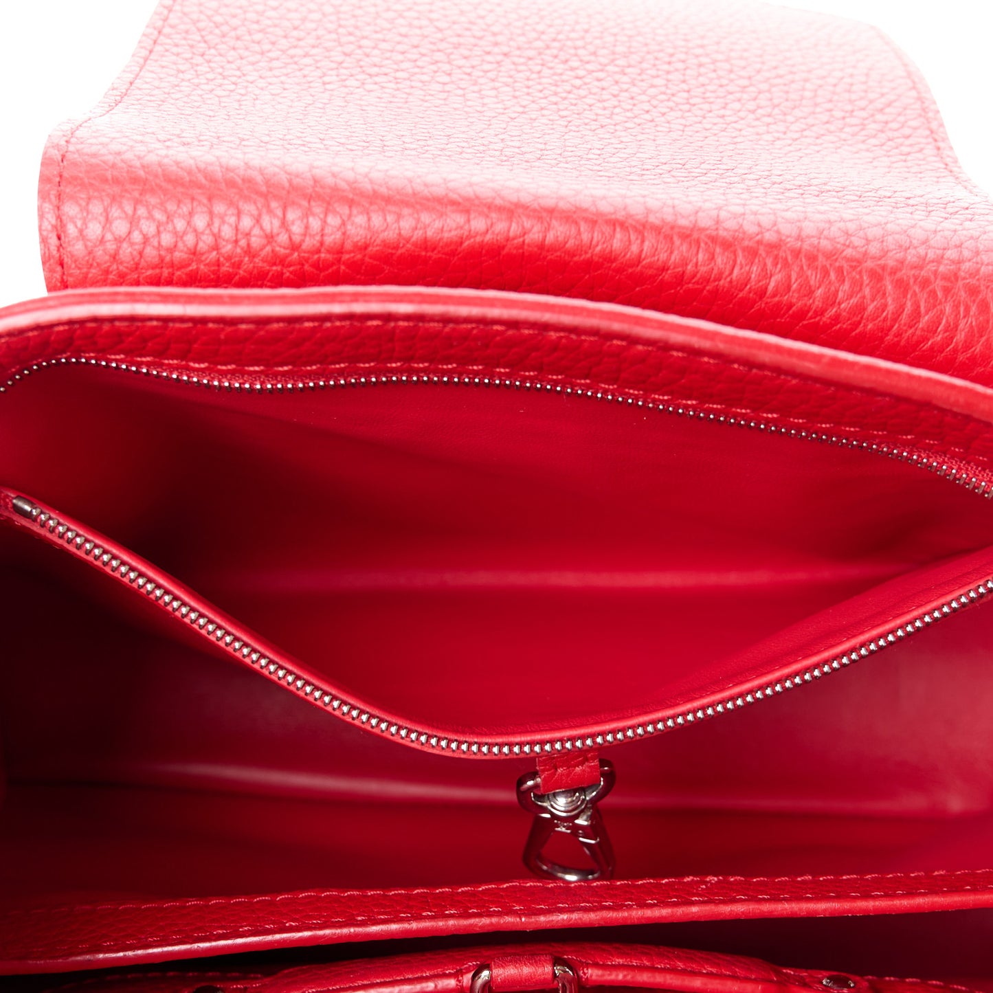 Taurillon Capucines PM Rubis
