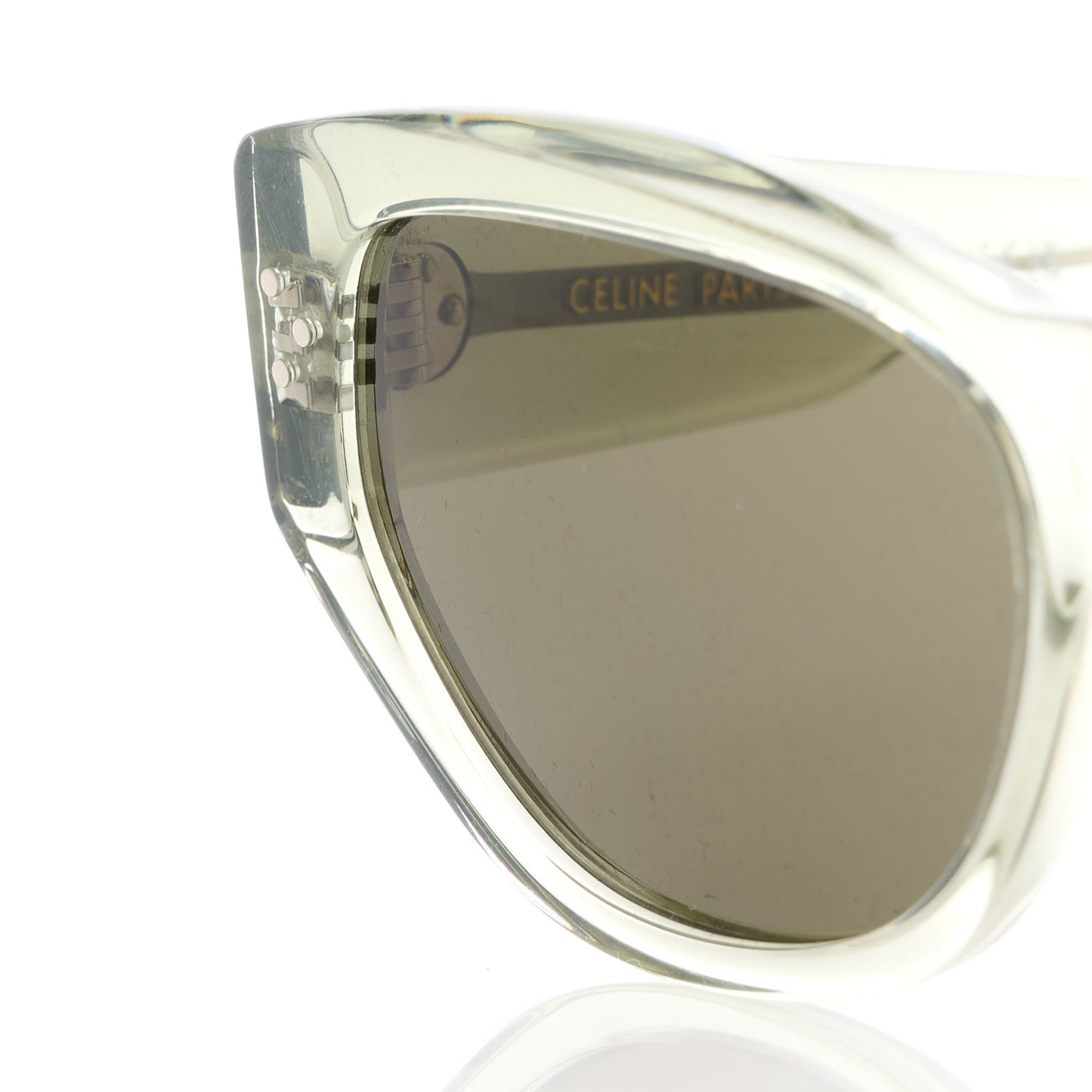 Acetate Polarized Square Sunglasses CL40219I Green