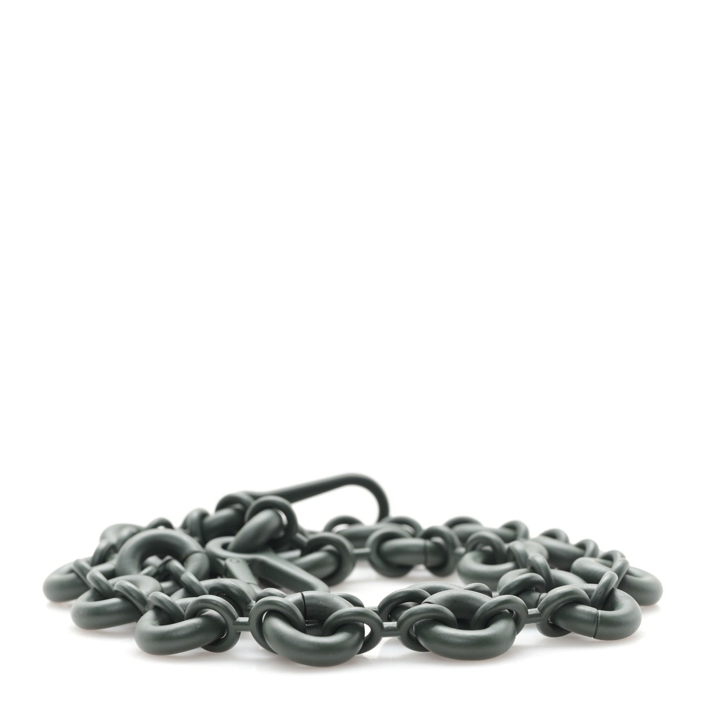 Brass Monochrome Donut Chain Shoulder Strap Olive Green