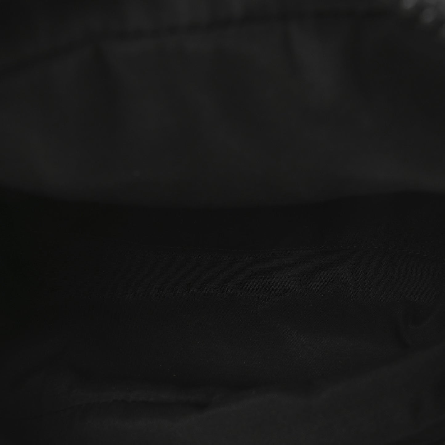 Nylon Monogram Fanny Pack Belt Bag Black