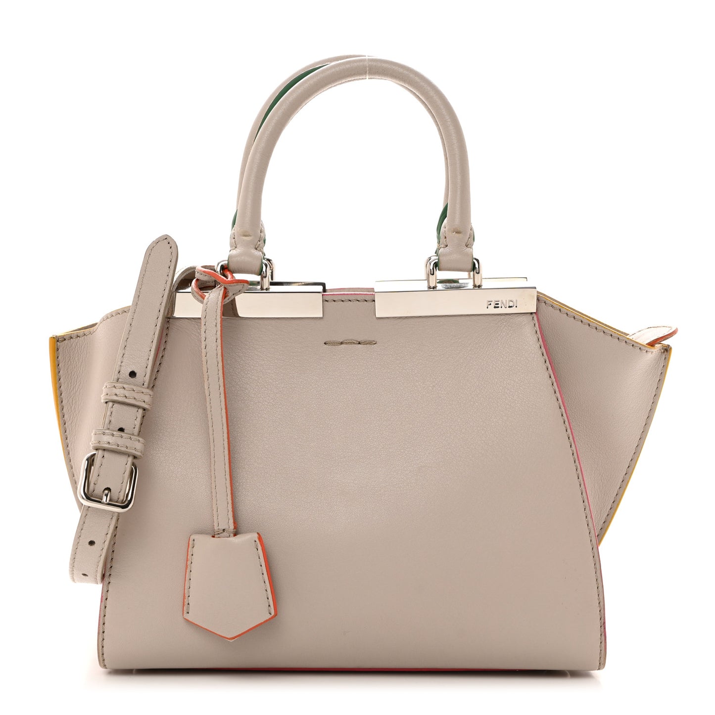 Vitello Dolce Mini 3Jours Tote Grigio Polvere
