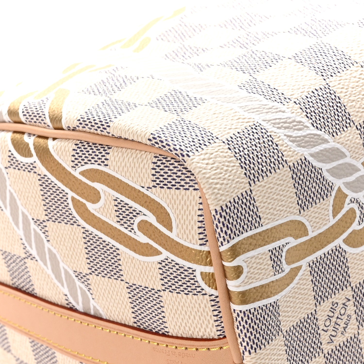 Louis Vuitton Damier Azur Nautical Speedy Bandouliere 25 9 of 13