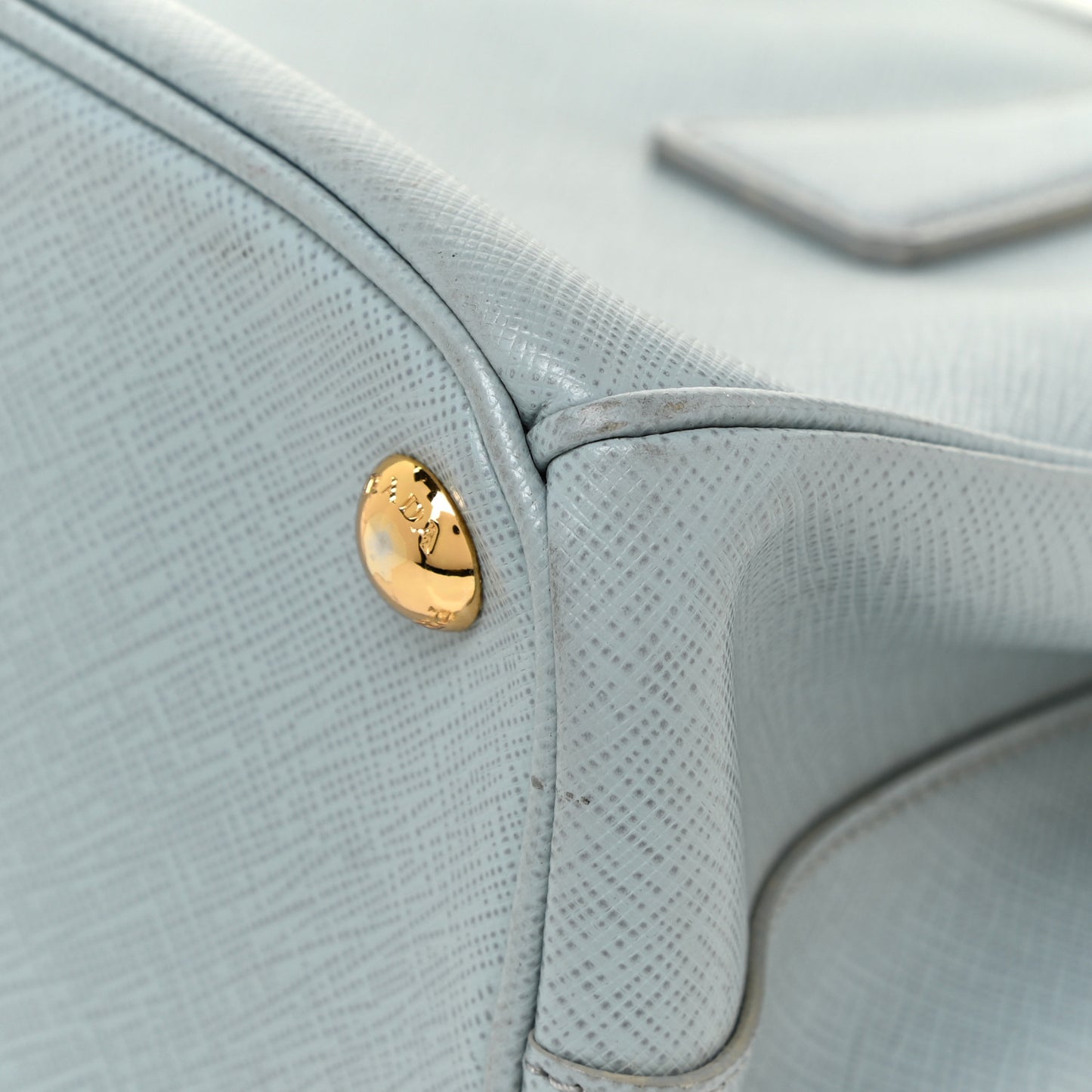 Saffiano Lux Mini Double Zip Tote Lago