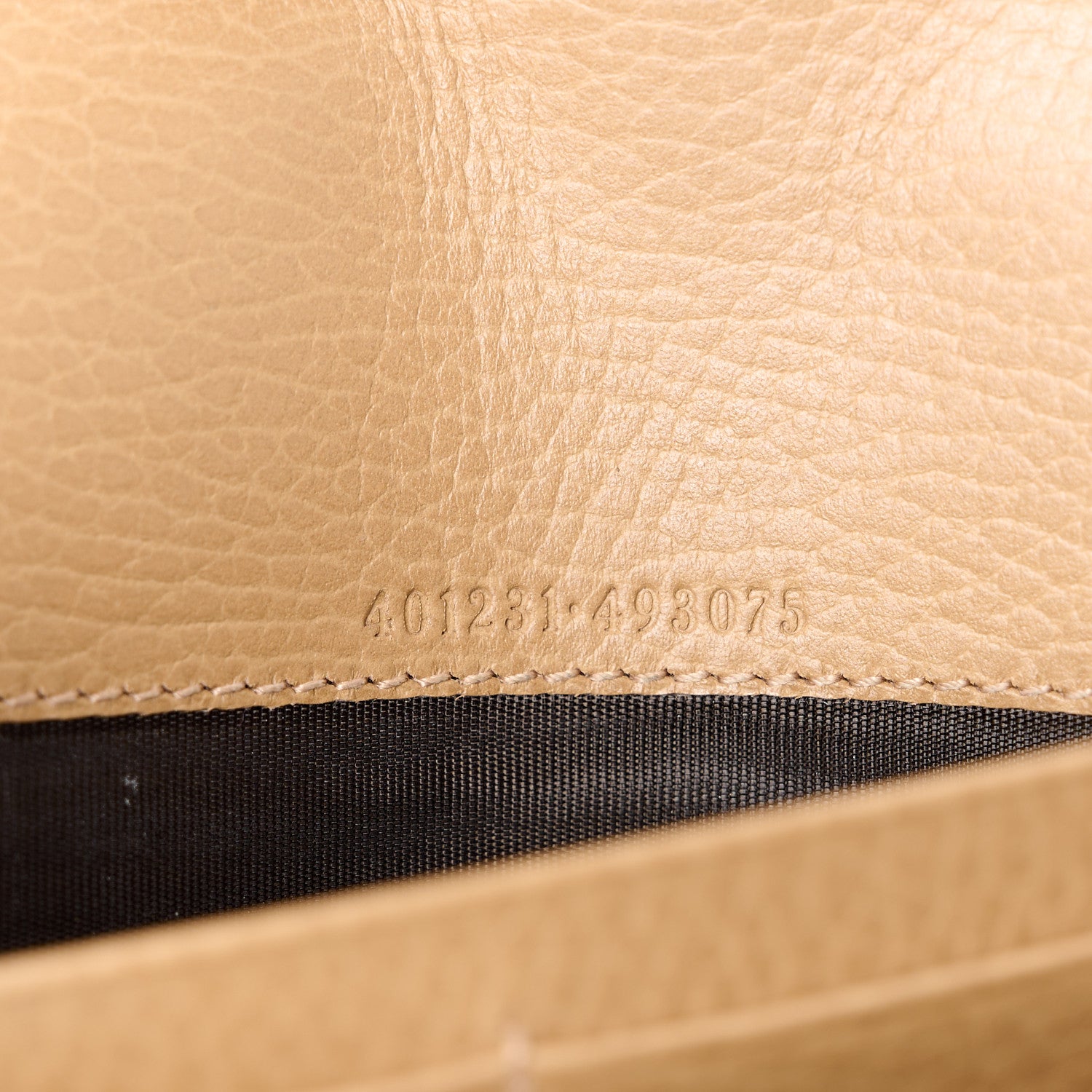 Gucci Dollar Calfskin Crystal Mini Dionysus Chain Wallet Natural Tan Black Diamond 6 of 11