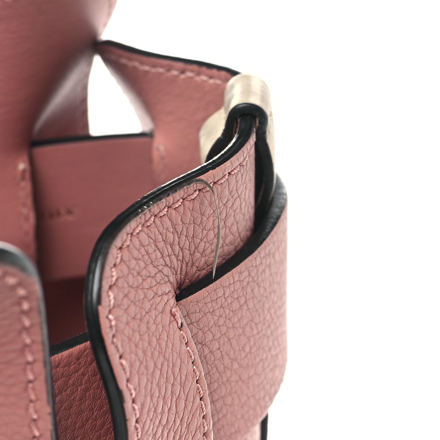Marais Calfskin Small Belt Bag Limestone Dusty Rose