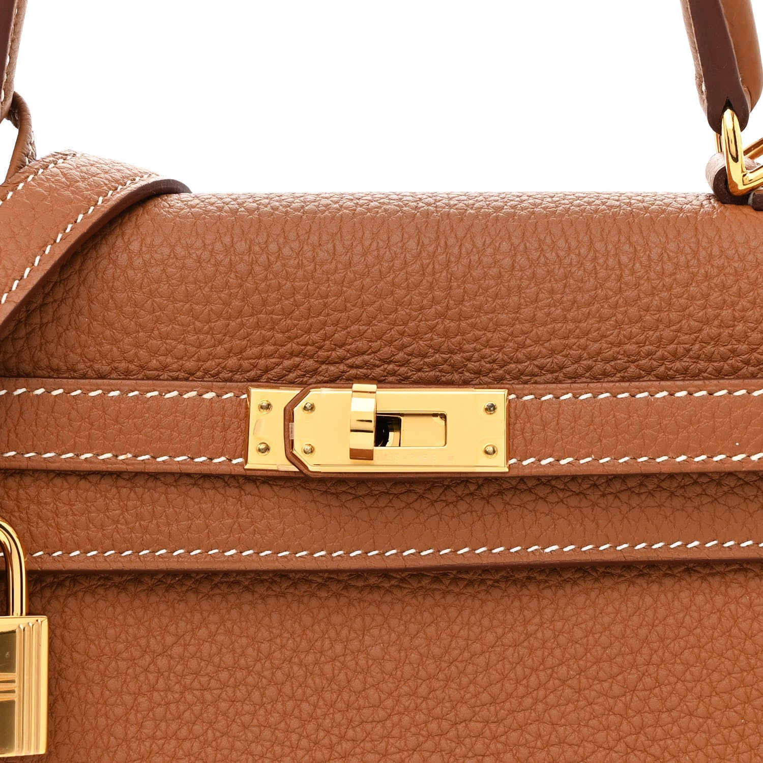 Hermes Togo Kelly Retourne 25 Gold 8 of 15