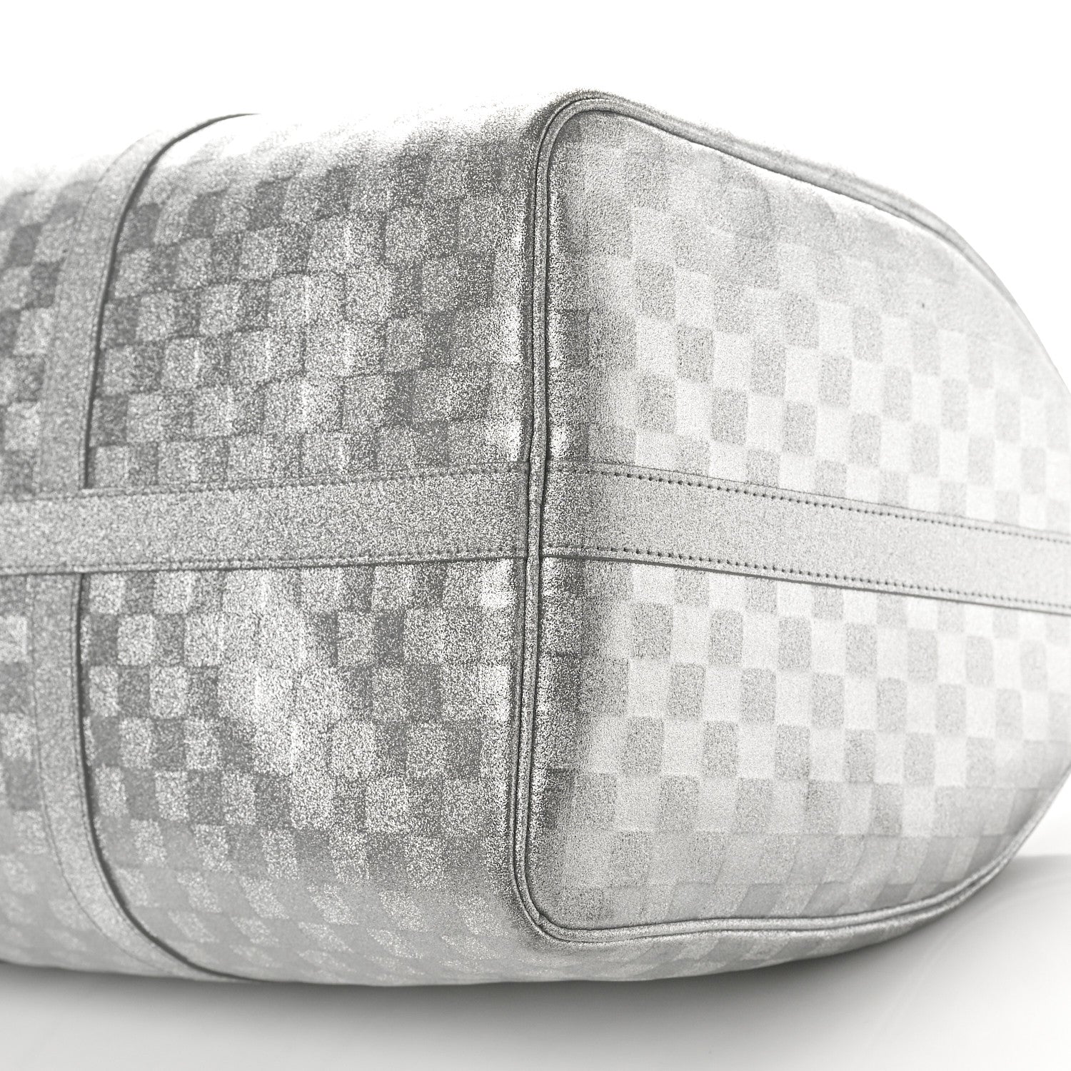 Louis Vuitton Damier Glitter Keepall Bandouliere 50 Silver 9 of 11