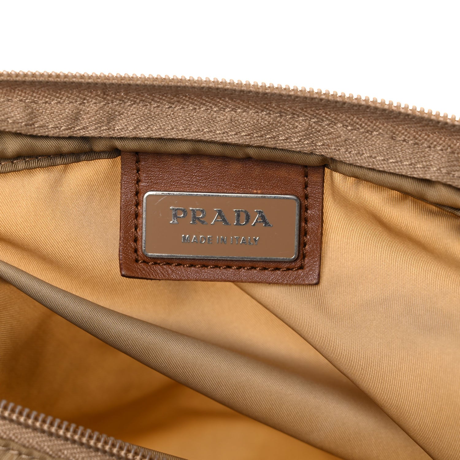 Prada Nylon Vela Flat Messenger Bag Tabacco 10 of 17