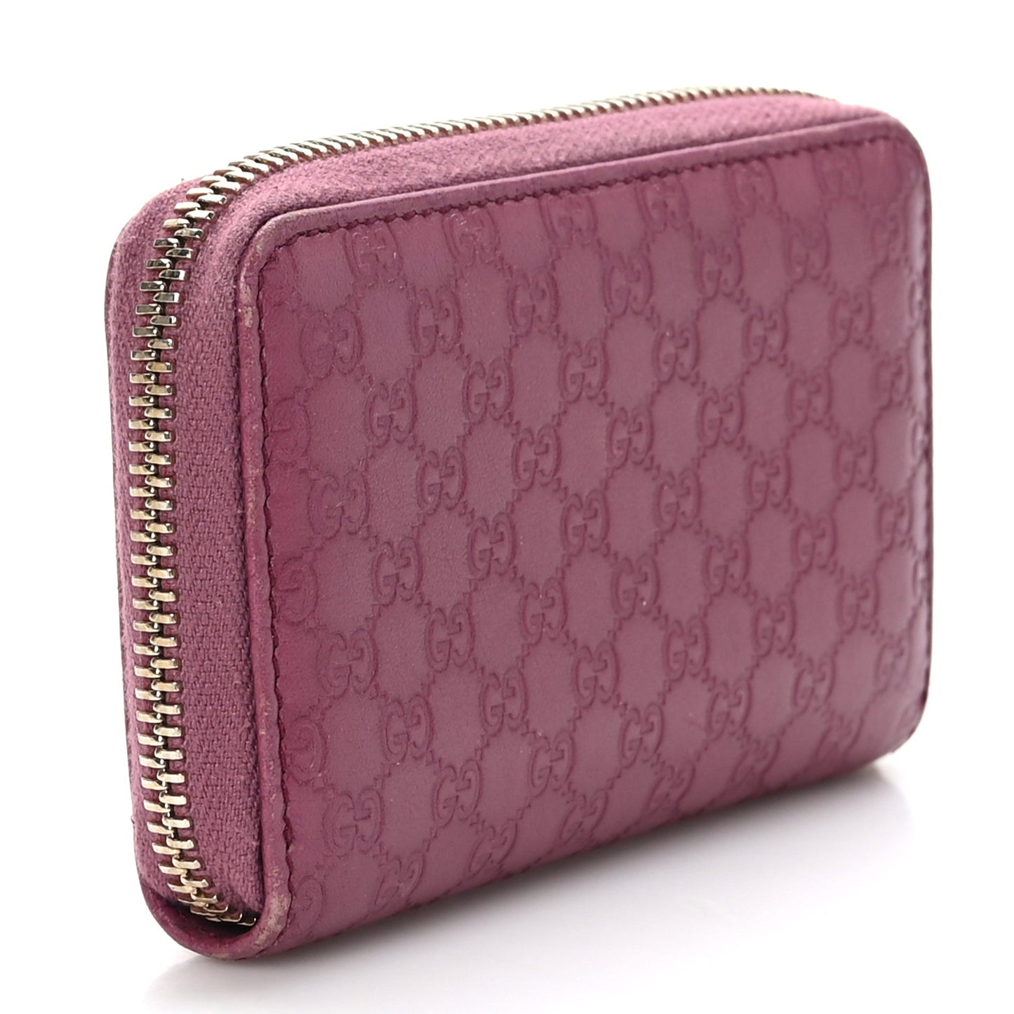 Microguccissima Zip Around Card Case Peonia Flower