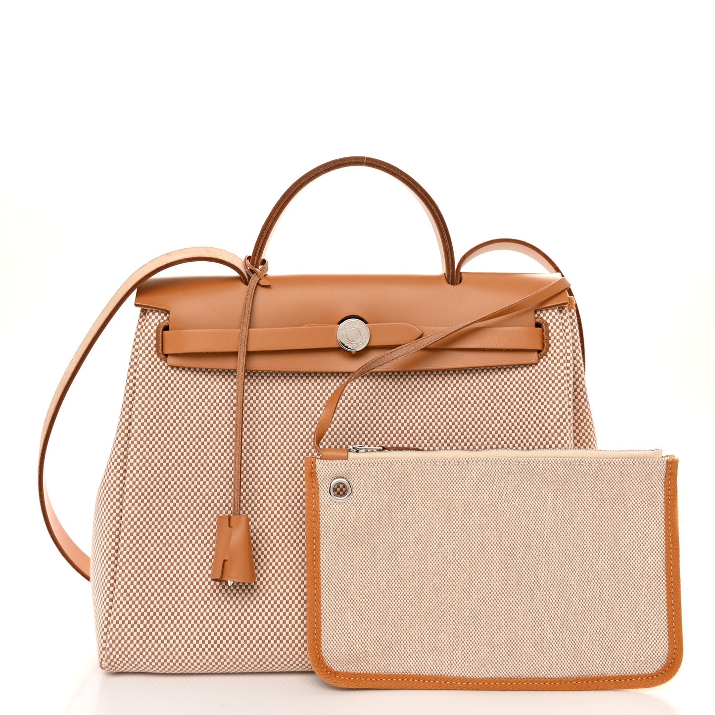 Vache Hunter Criss Viking Herbag Zip Retourne 31 PM Ecru Beige Naturel