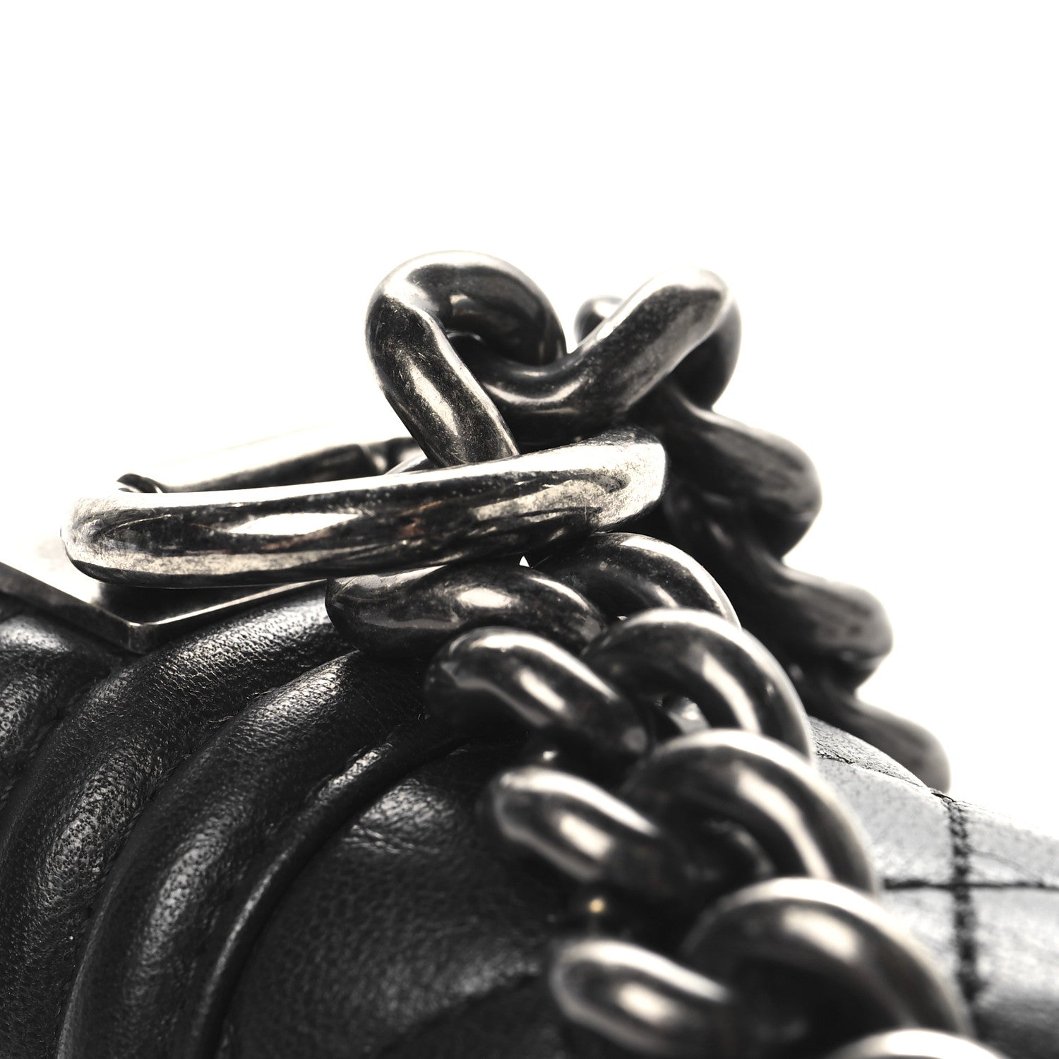 Chanel Lambskin Quilted Small Boy Flap Black 11 of 11