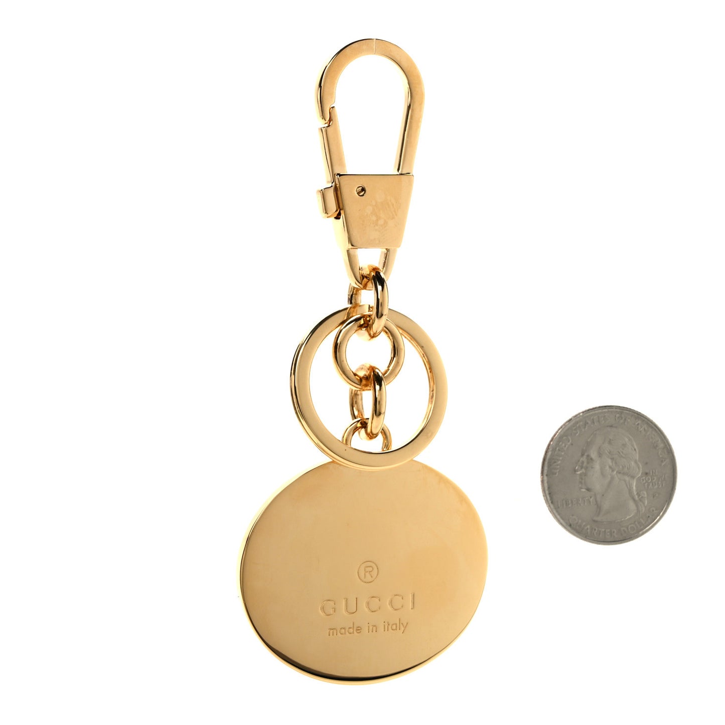 Enamel Interlocking G Key Charm Multicolor