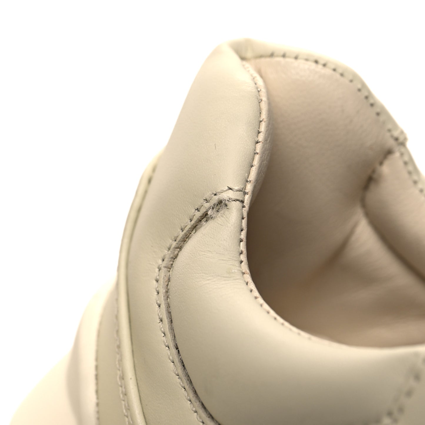 Apollo Calfskin Strawberry Womens Rhyton Sneakers 37 Ivory
