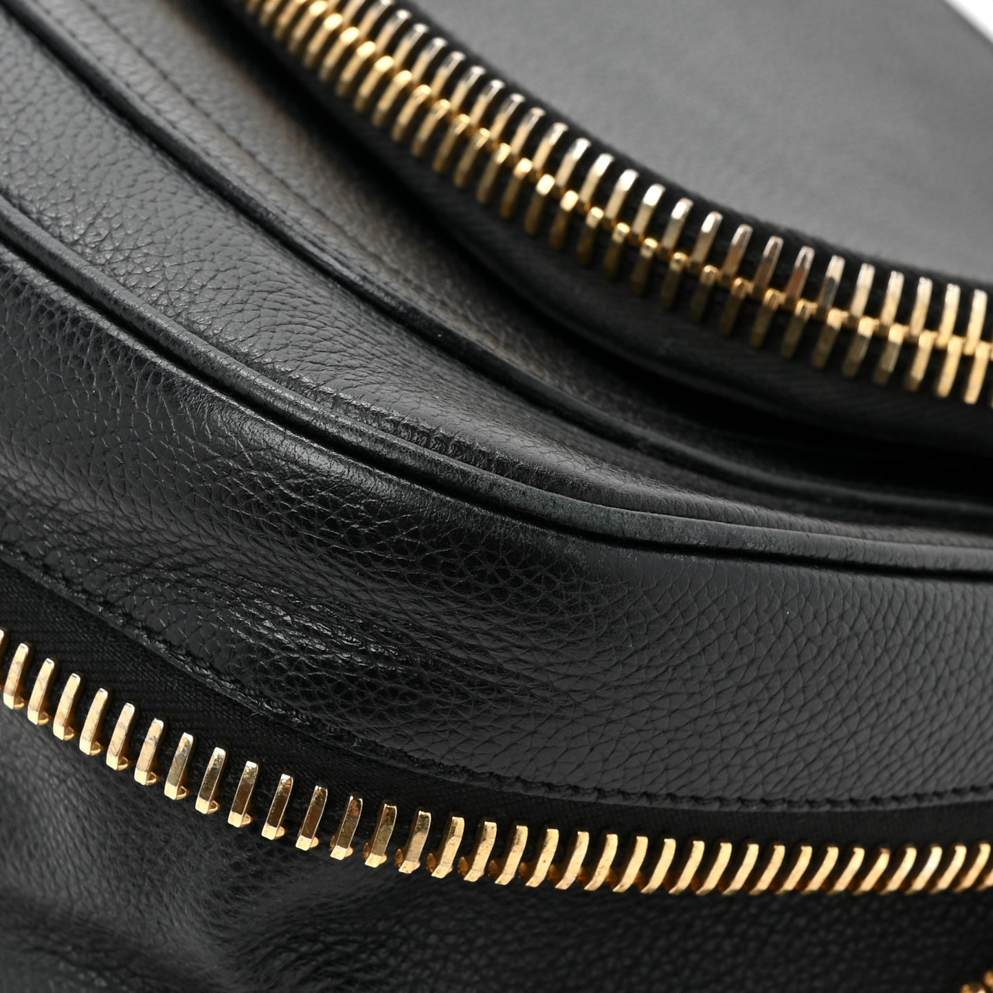 Grained Calfskin Medium Jennifer Crossbody Bag Black