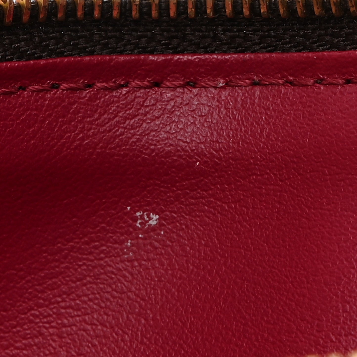 Monogram Felicie Chain Wallet Zippered Insert Fuchsia