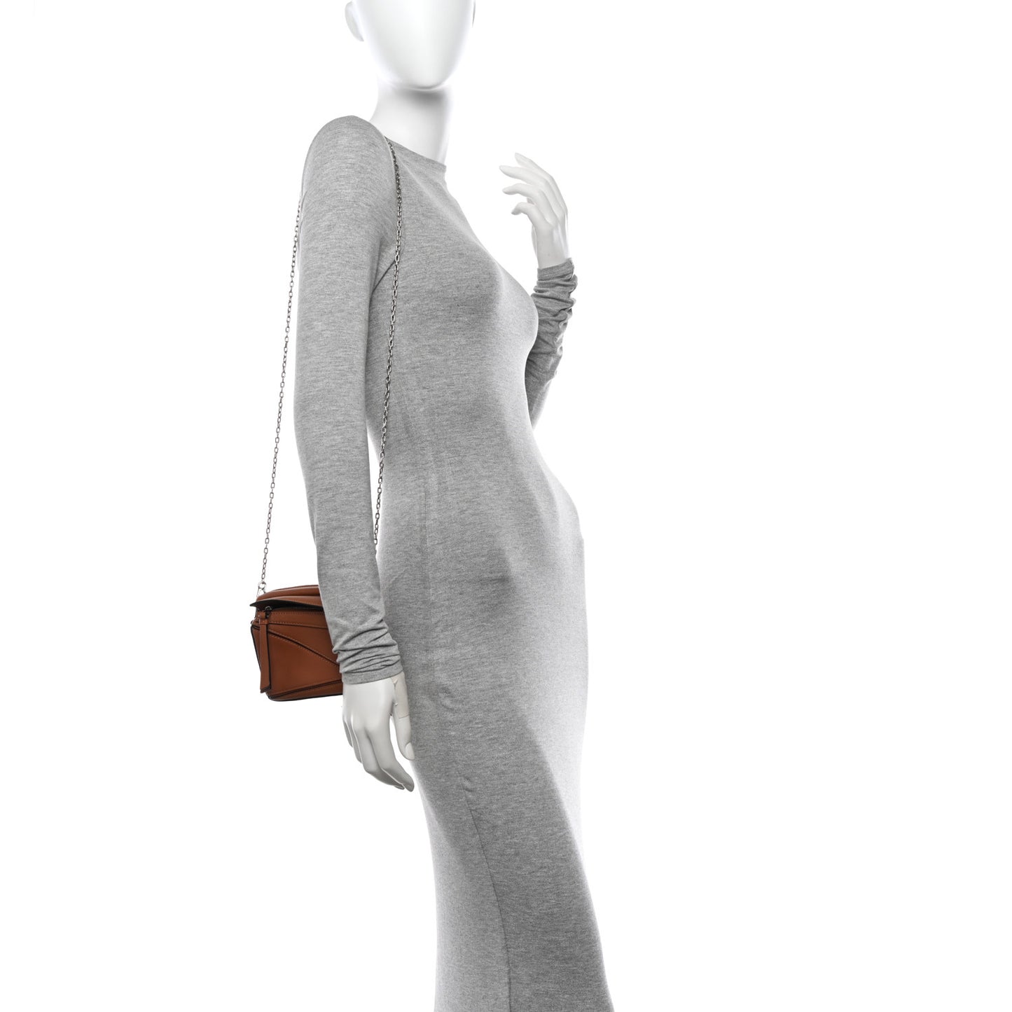 Calfskin Nano Puzzle Bag Tan