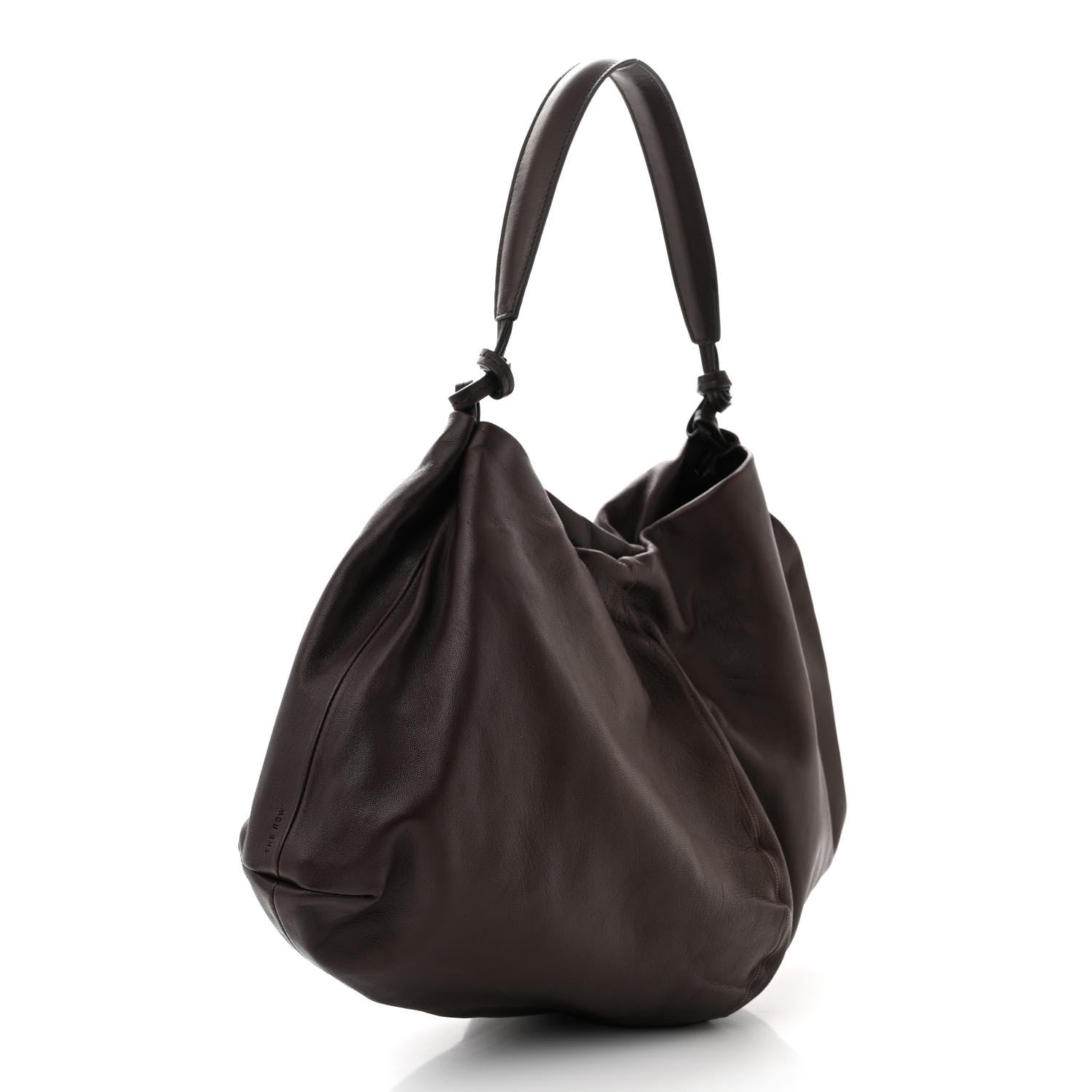 The Row Nappa Samia Bag Dark Brown 3 of 9