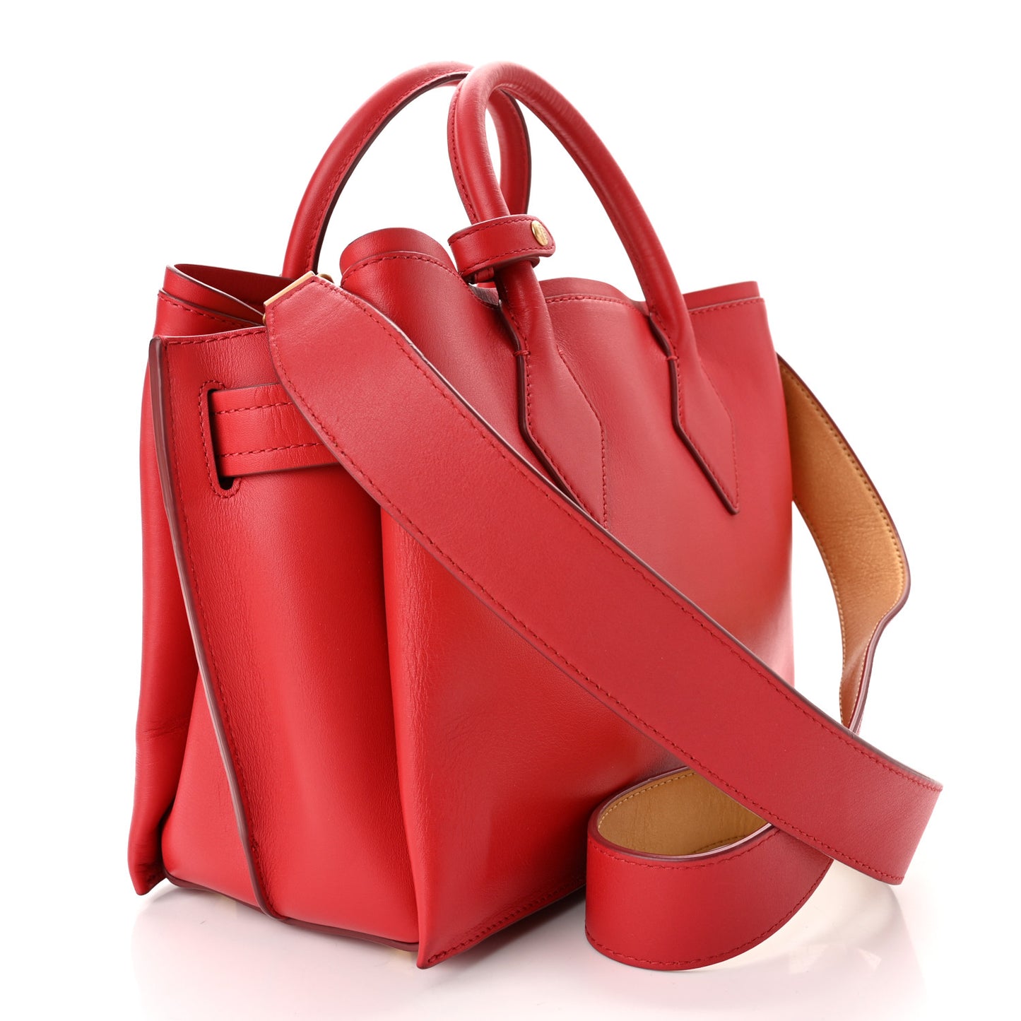 Calfskin Medium Neo Park Avenue Milla Tote Ruby Red