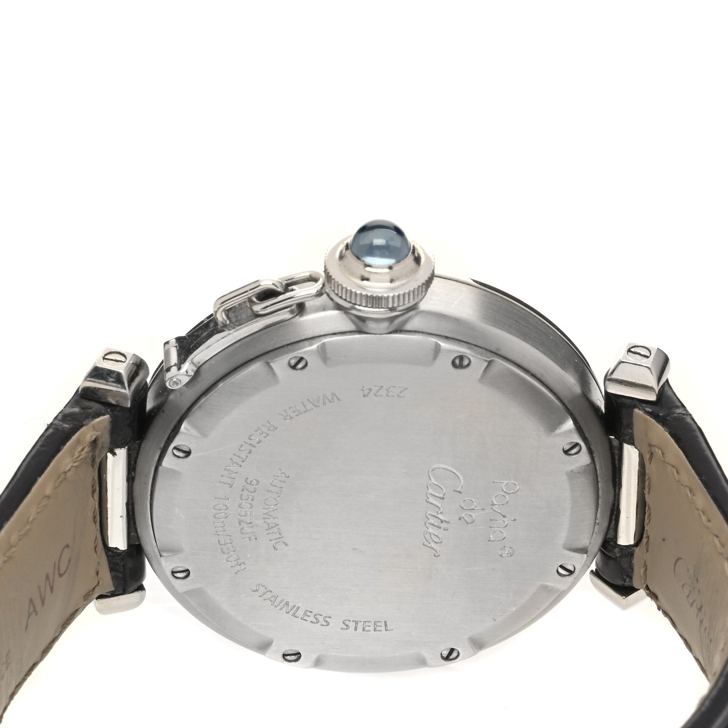Stainless Steel Alligator 35mm Pasha C Automatic Watch Pink